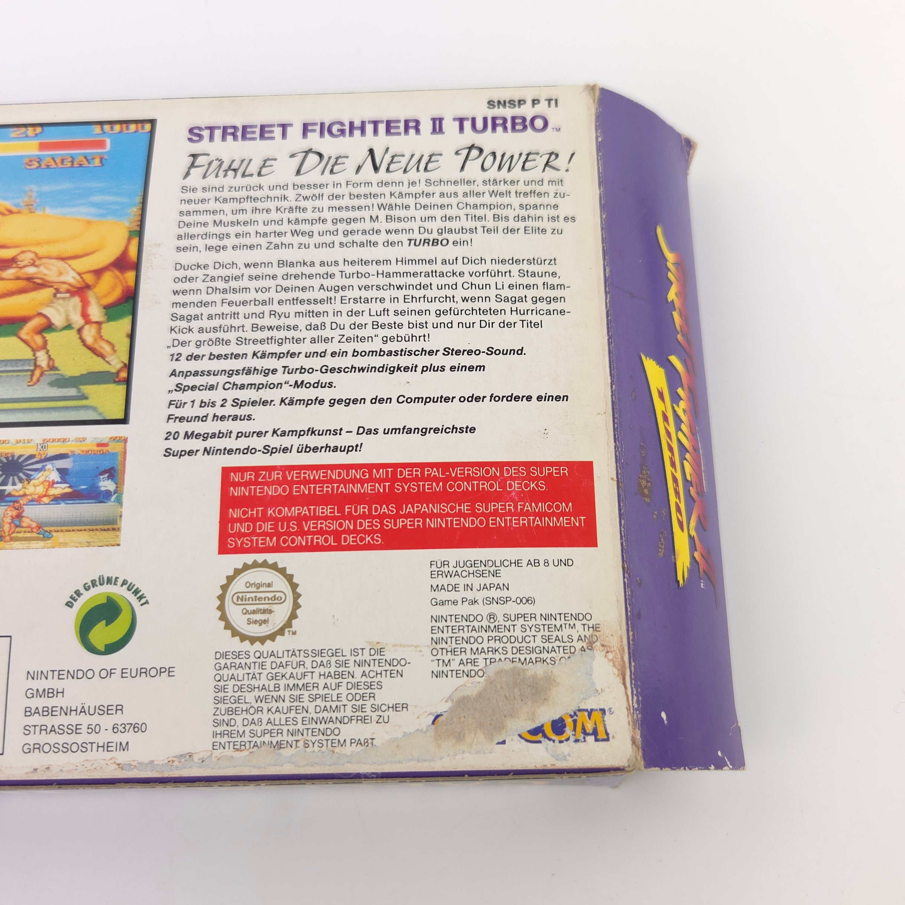Super Nintendo Spiel – Street Fighter II Turbo (SNES)