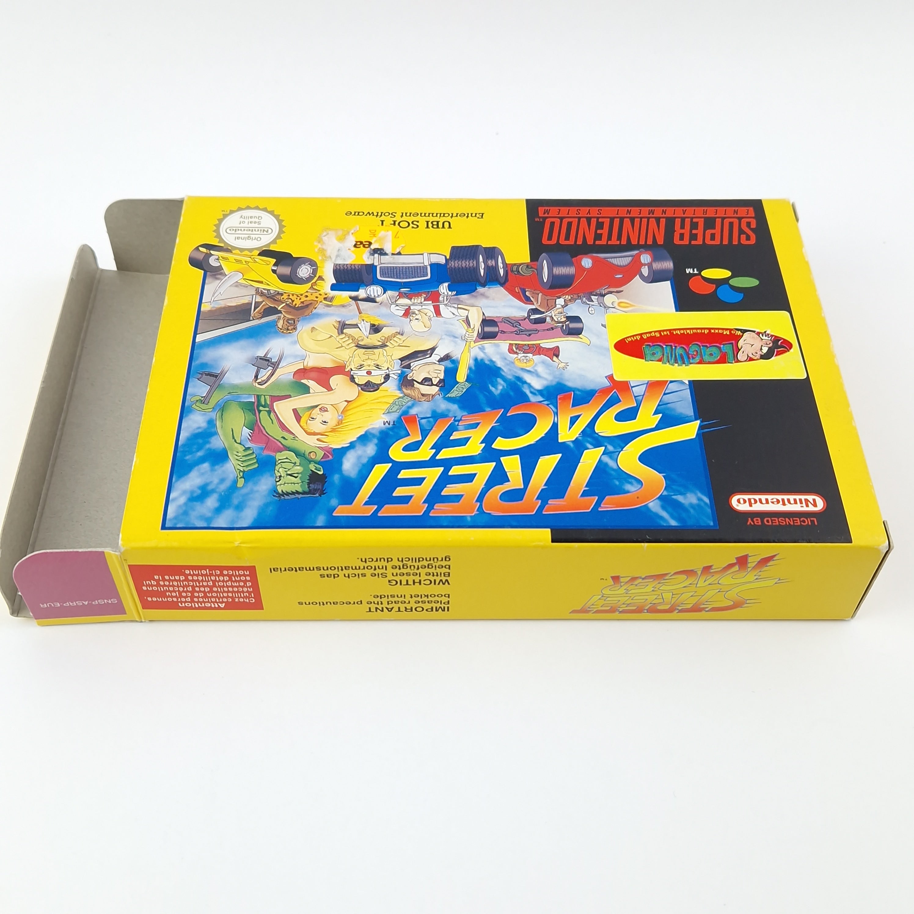 Super Nintendo Spiel – Street Racer Modul Anleitung OVP PAL