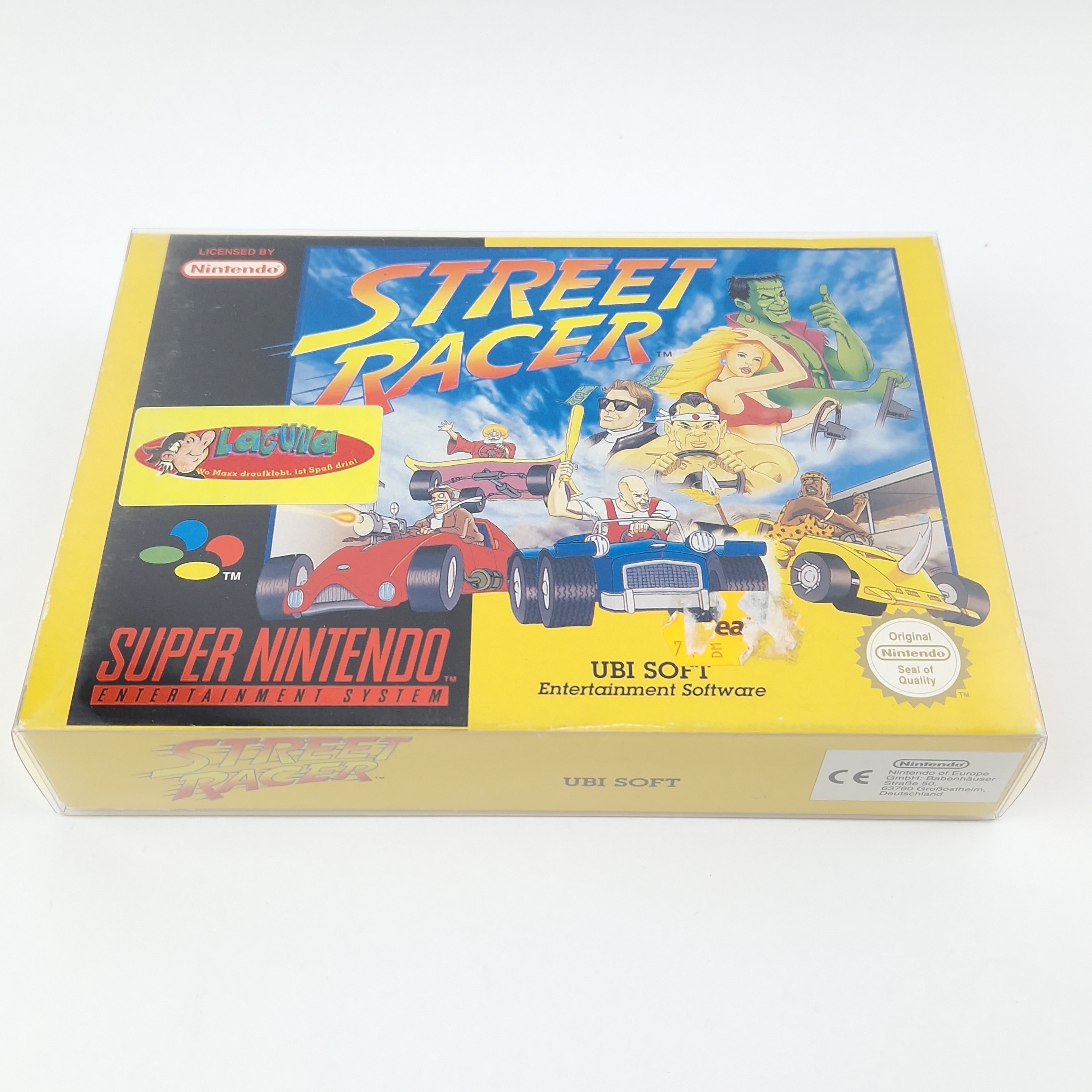 Super Nintendo Spiel – Street Racer Modul Anleitung OVP PAL
