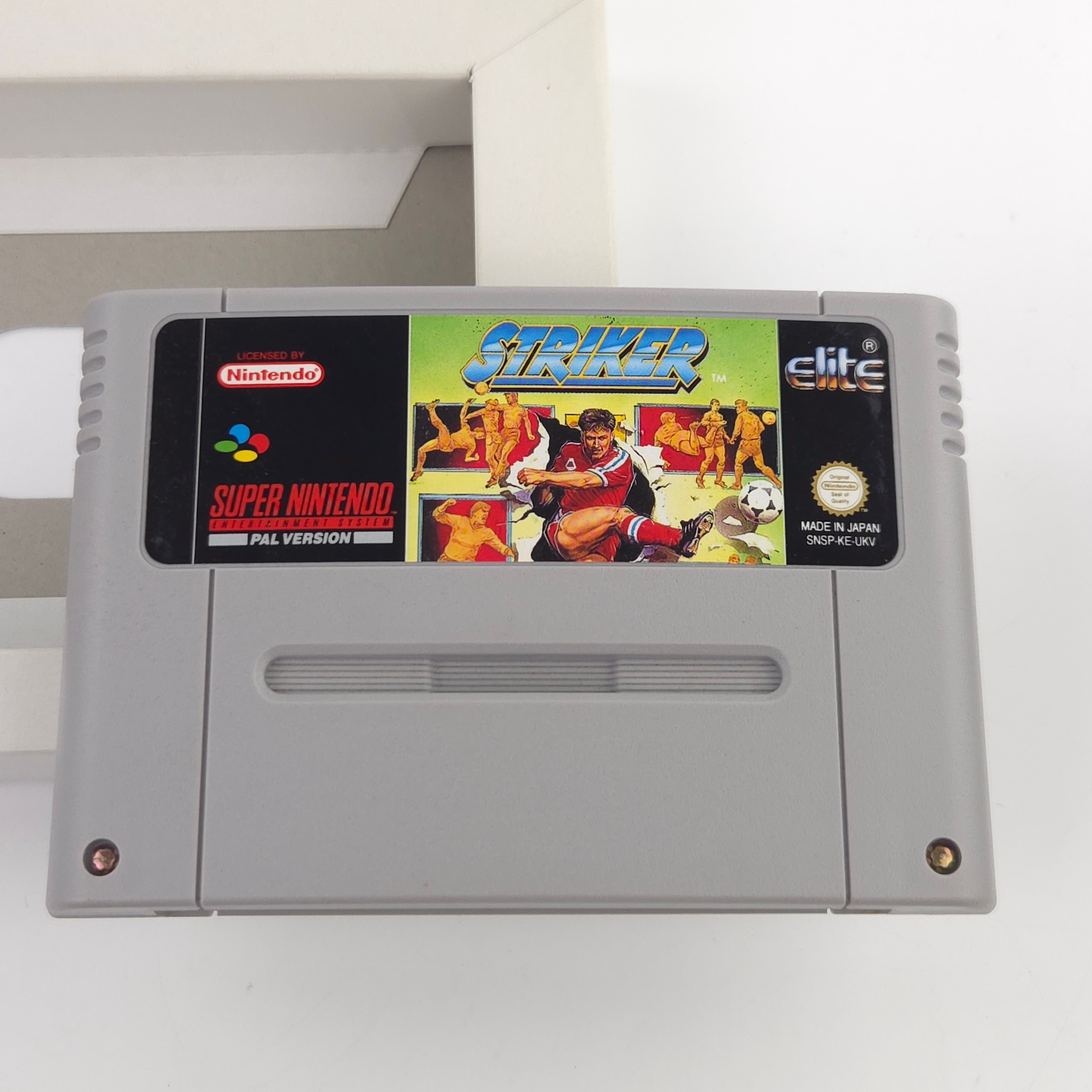 Super Nintendo Spiel – Striker (SNES OVP PAL)