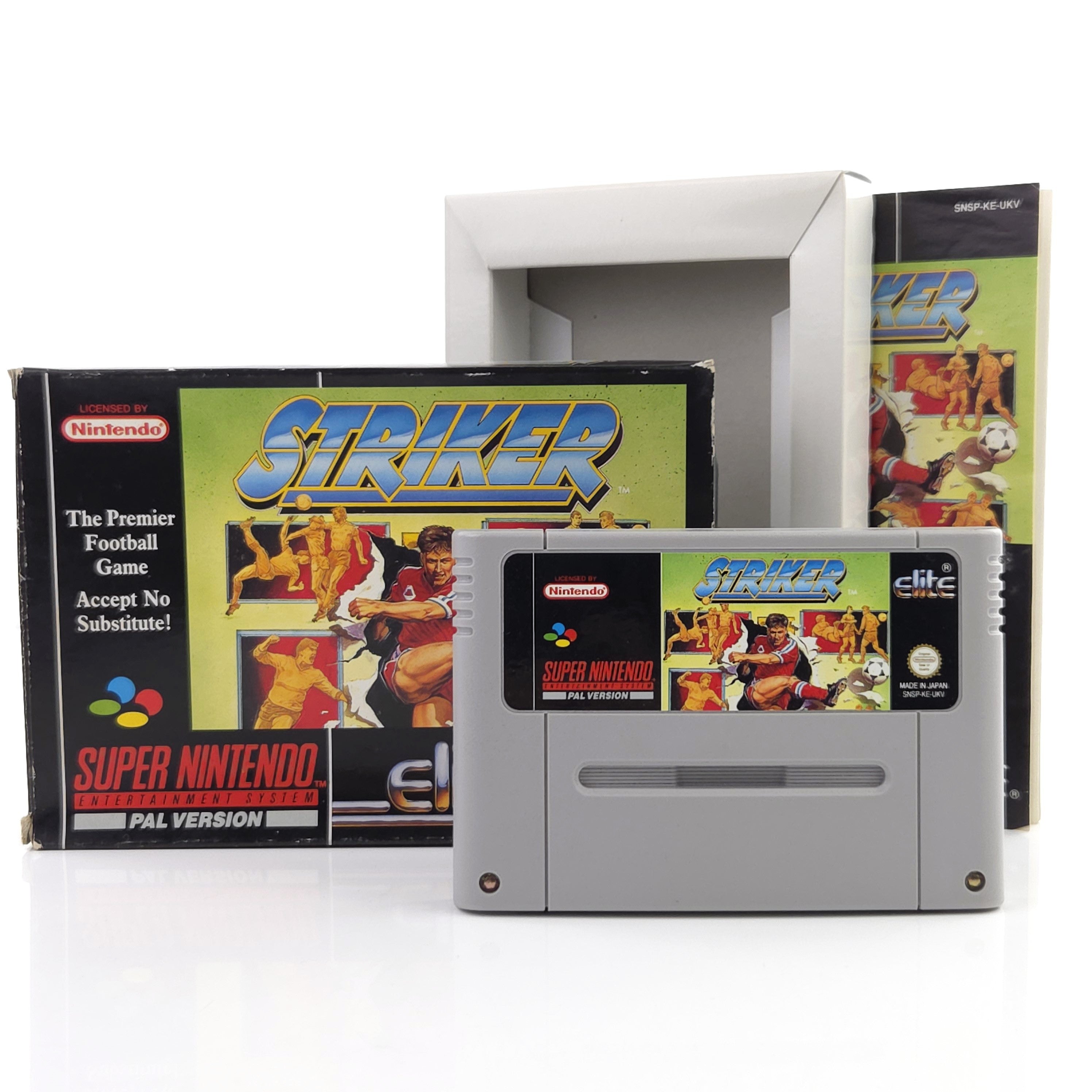 Super Nintendo Spiel – Striker (SNES OVP PAL)