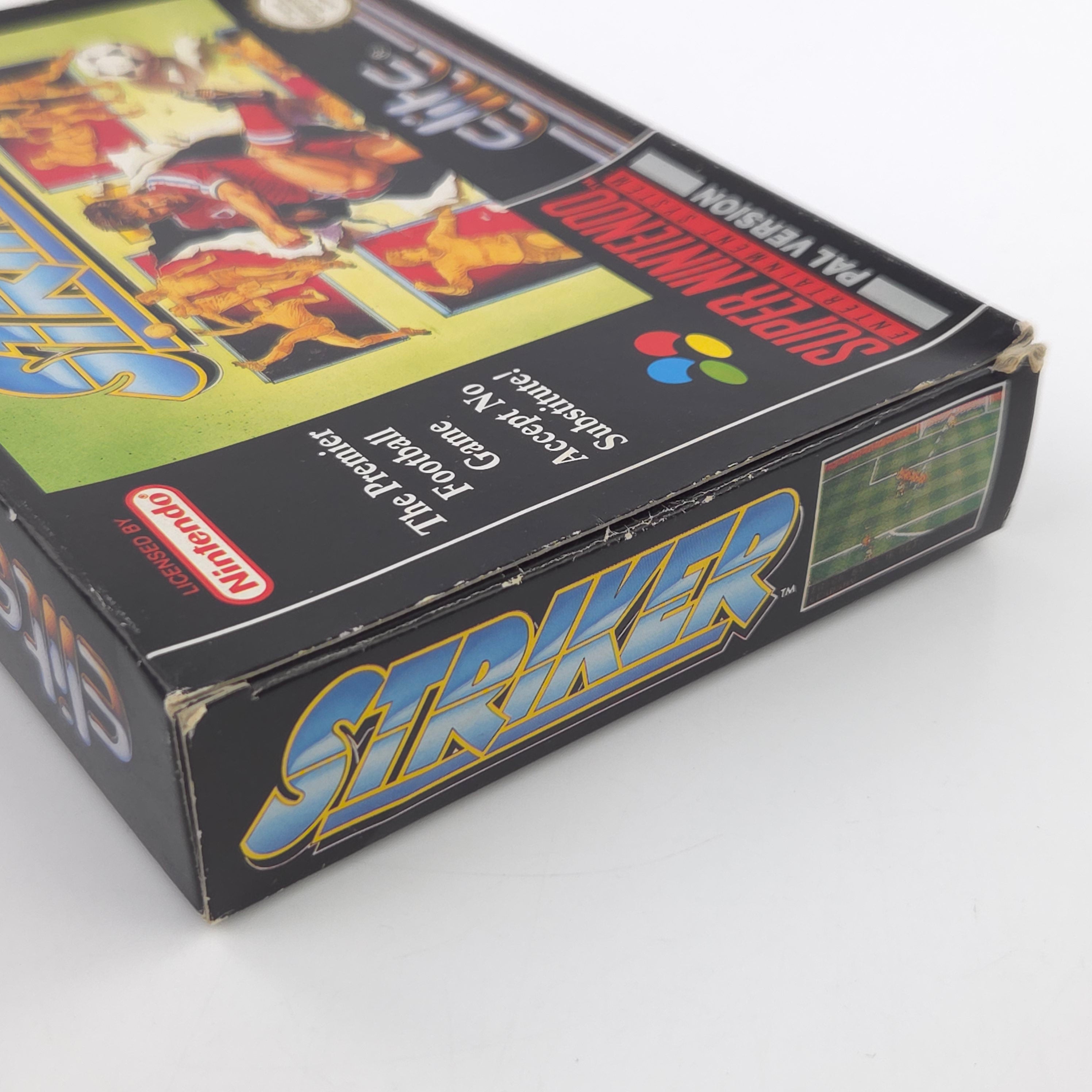 Super Nintendo Spiel – Striker (SNES OVP PAL)