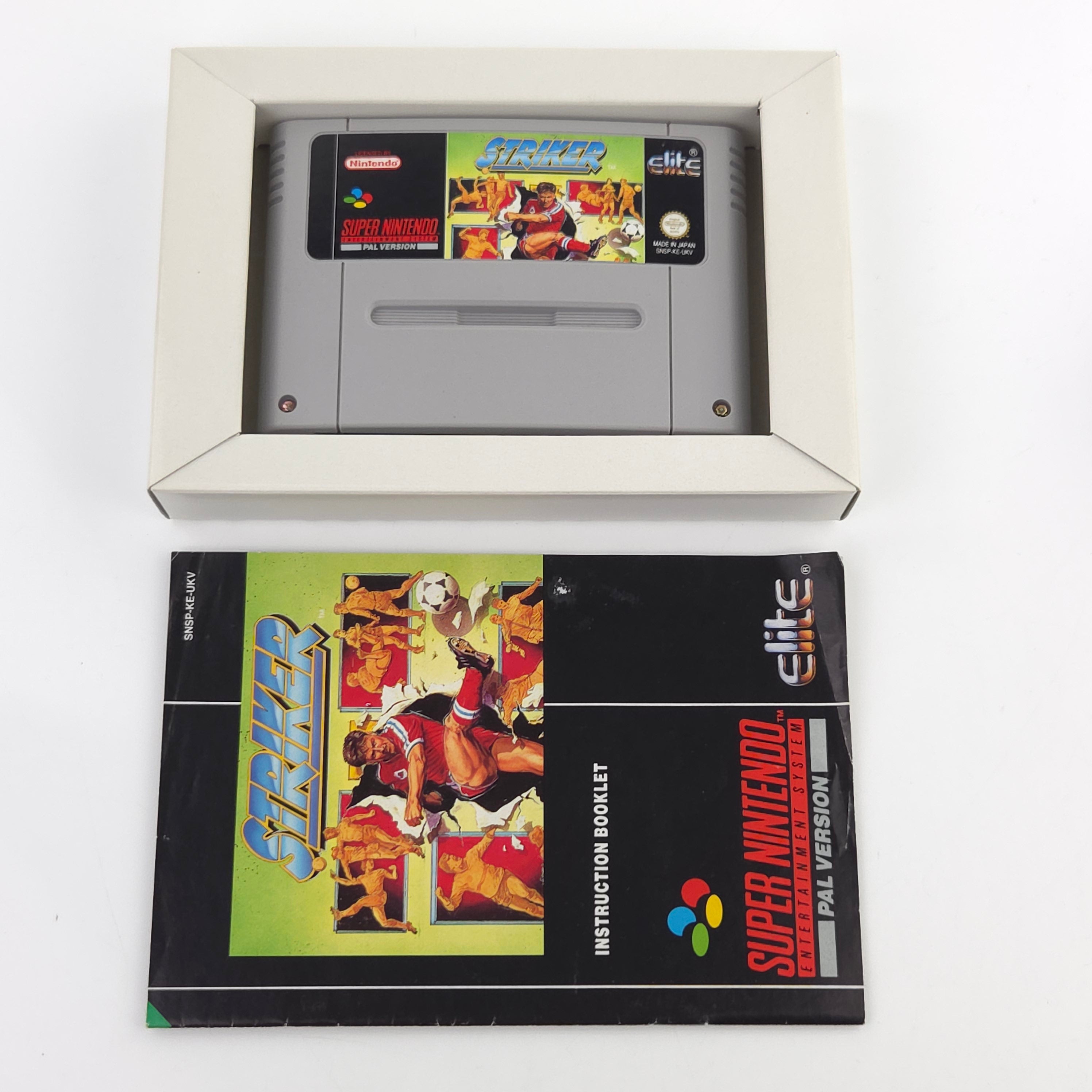 Super Nintendo Spiel – Striker (SNES OVP PAL)