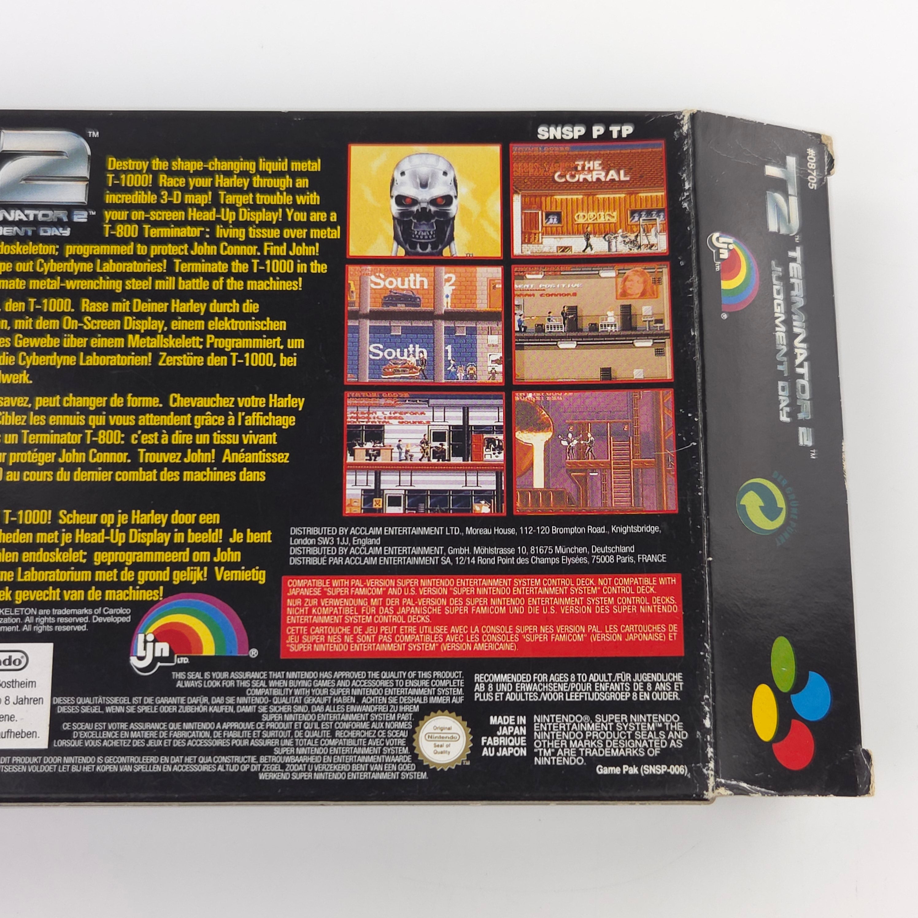 Super Nintendo Spiel – T2 Terminator 2 (SNES OVP)