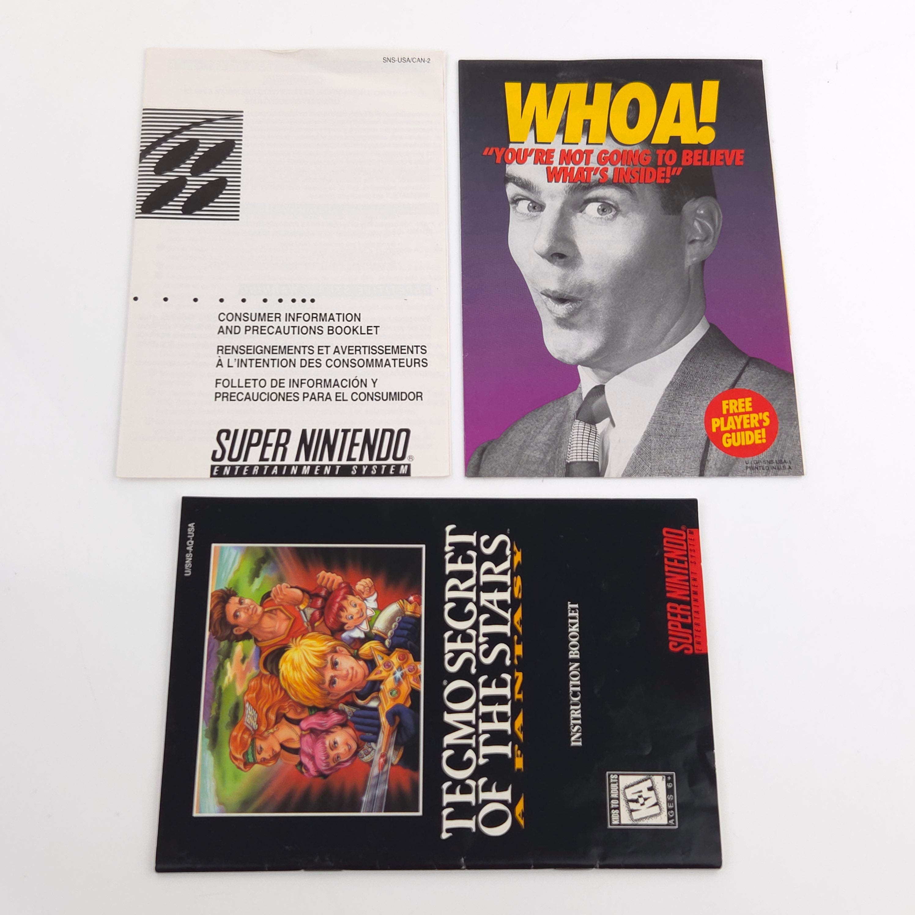 Super Nintendo Spiel – Tecmo Secret of the Stars (OVP)