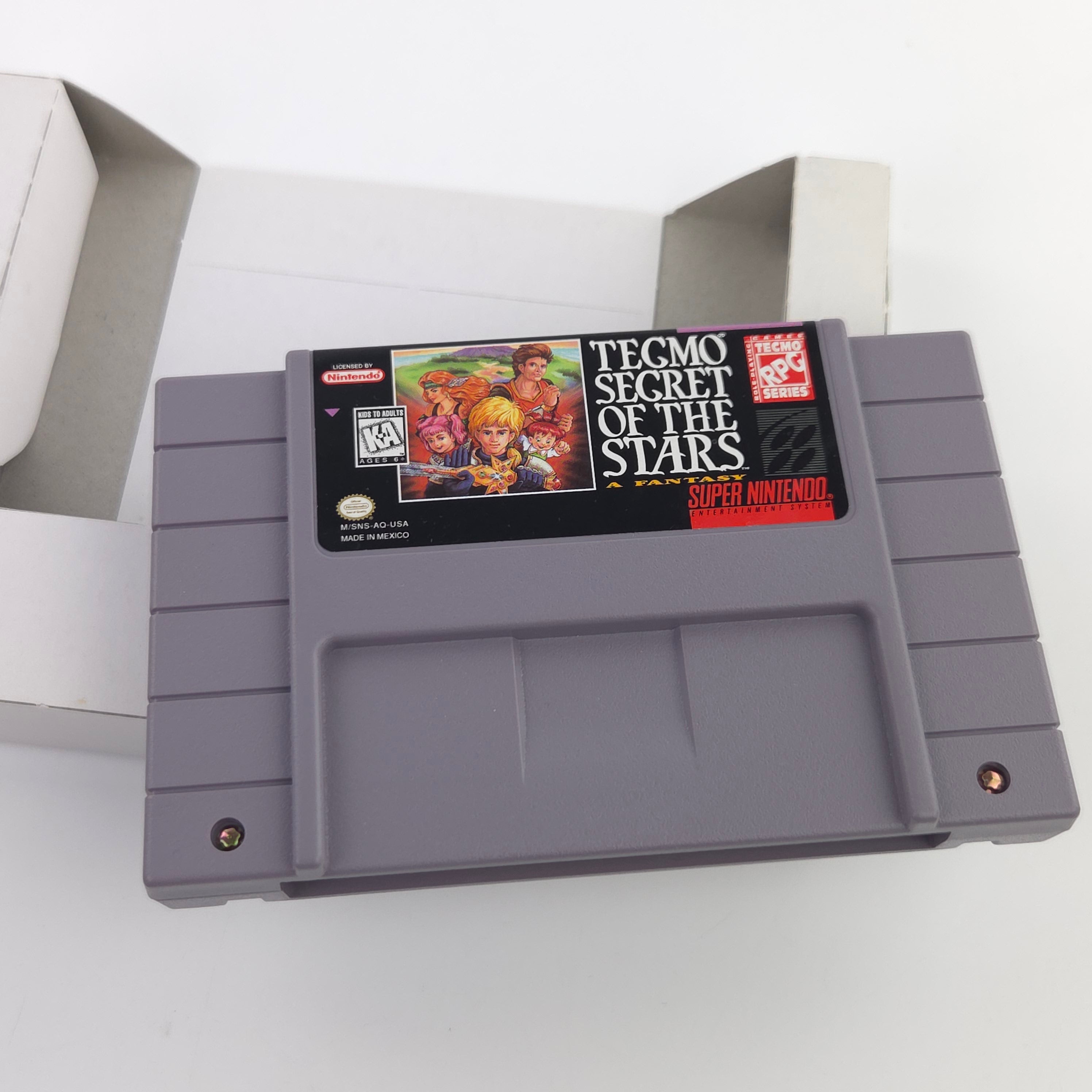Super Nintendo Spiel – Tecmo Secret of the Stars (OVP)