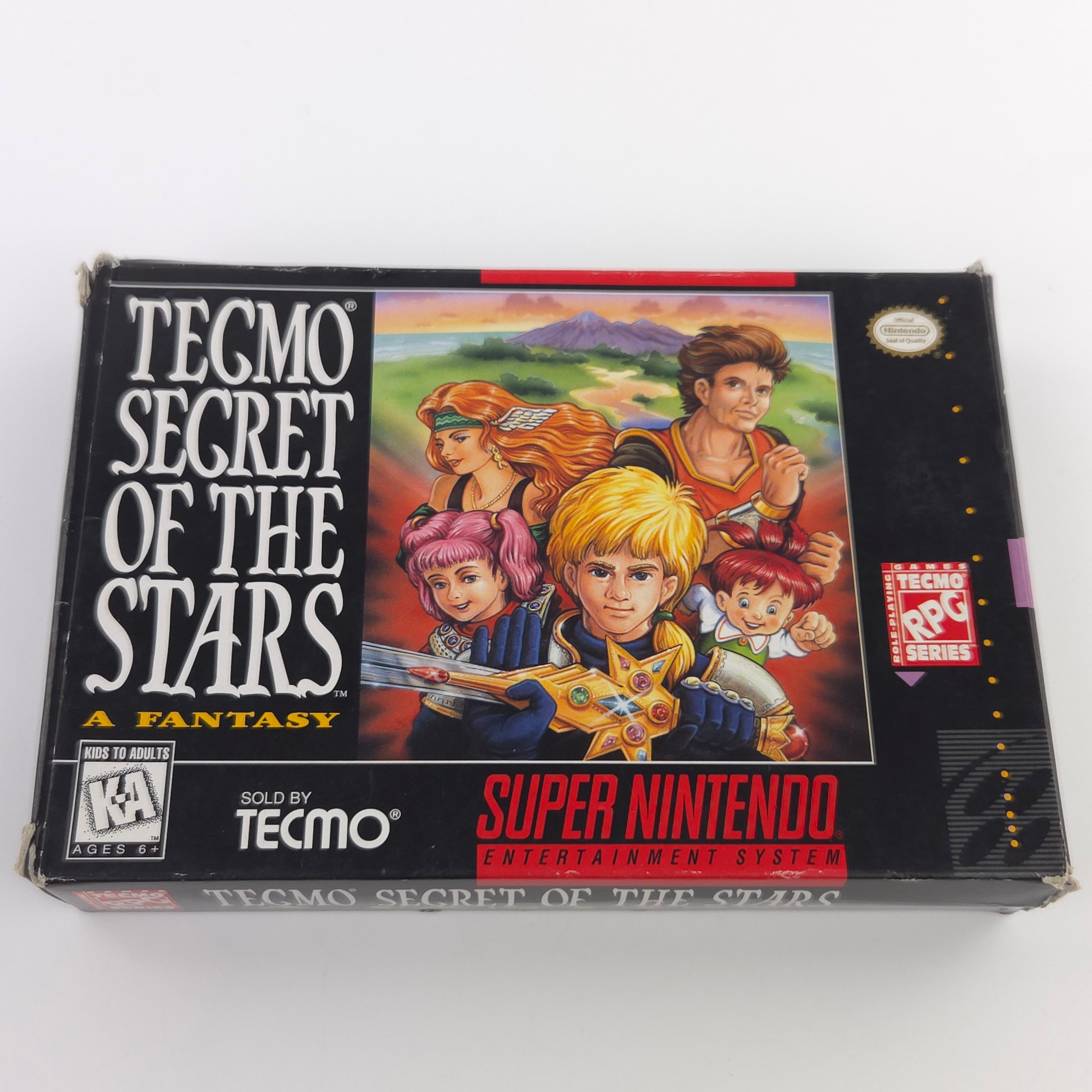 Super Nintendo Spiel – Tecmo Secret of the Stars (OVP)