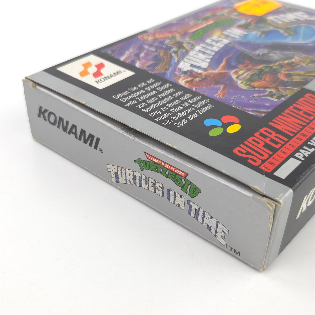 Super Nintendo Spiel TMNT 4 Turtles in Time OVP