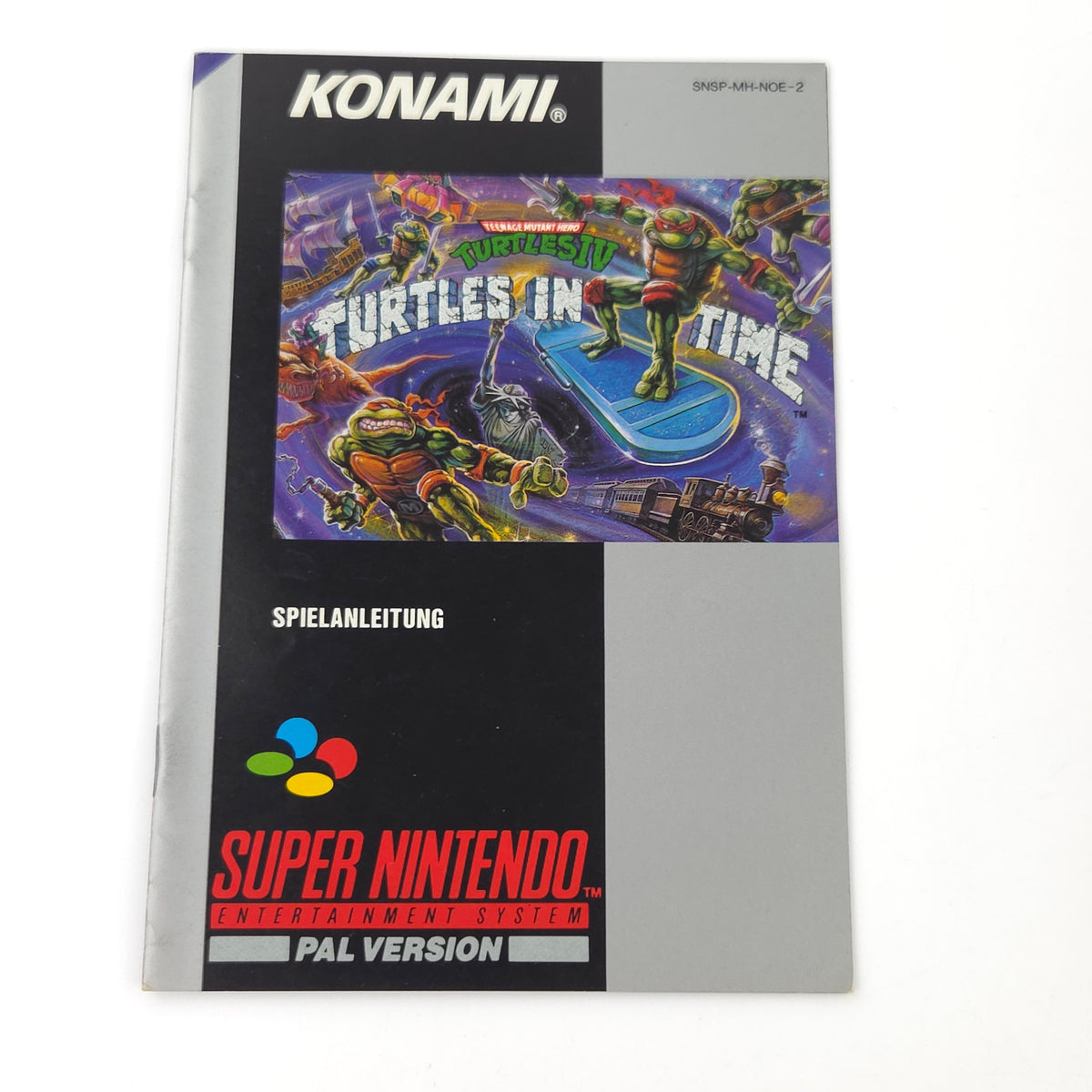 Super Nintendo Spiel TMNT 4 Turtles in Time OVP
