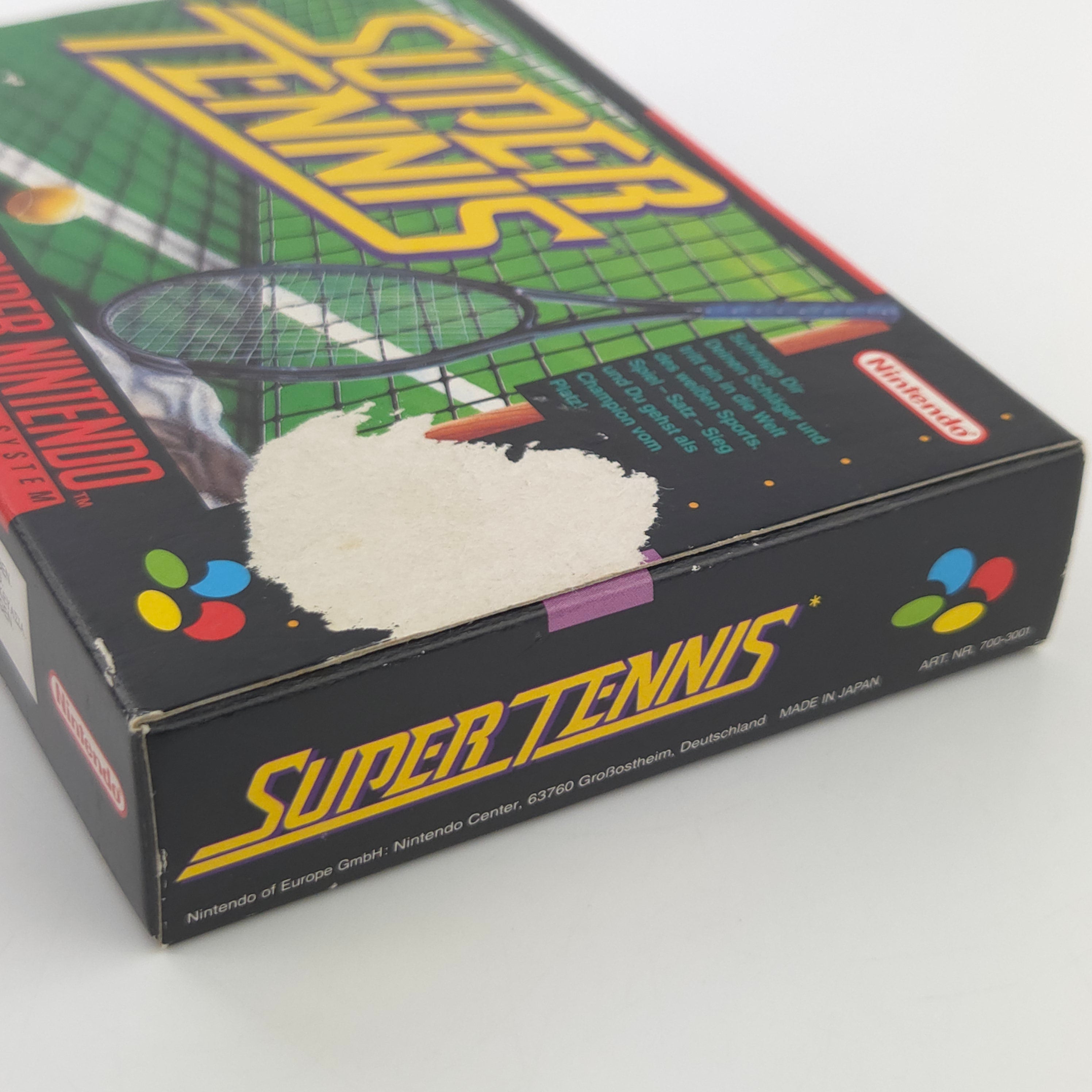 Super Nintendo Spiel Super Tennis OVP