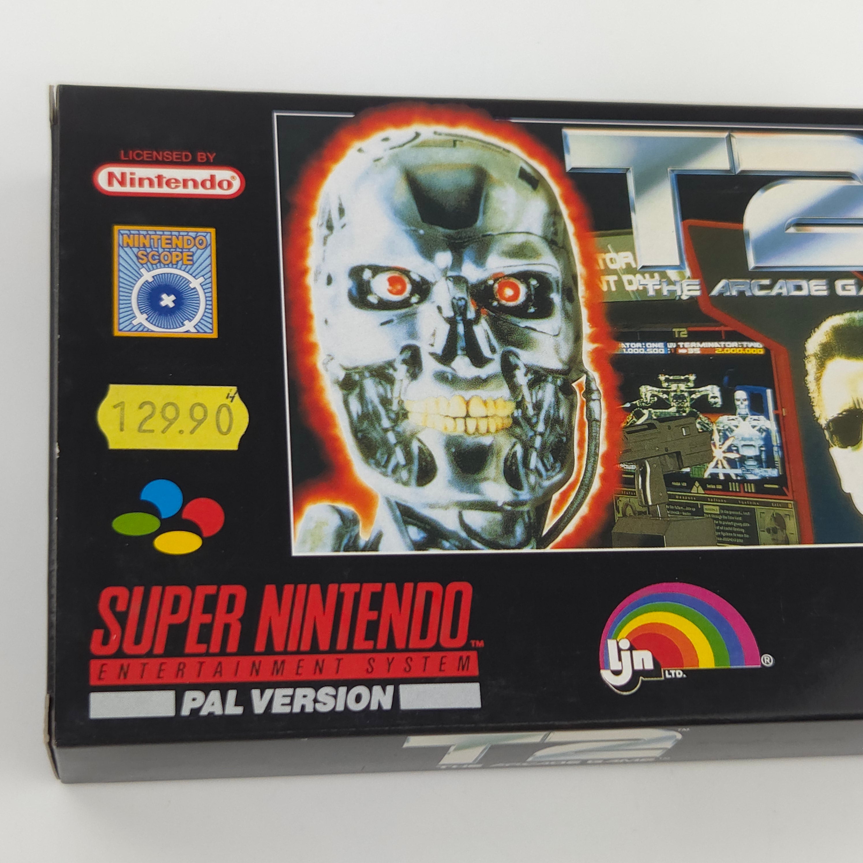 Super Nintendo Spiel Terminator 2 T2 CIB CIB nahezu neuwertig