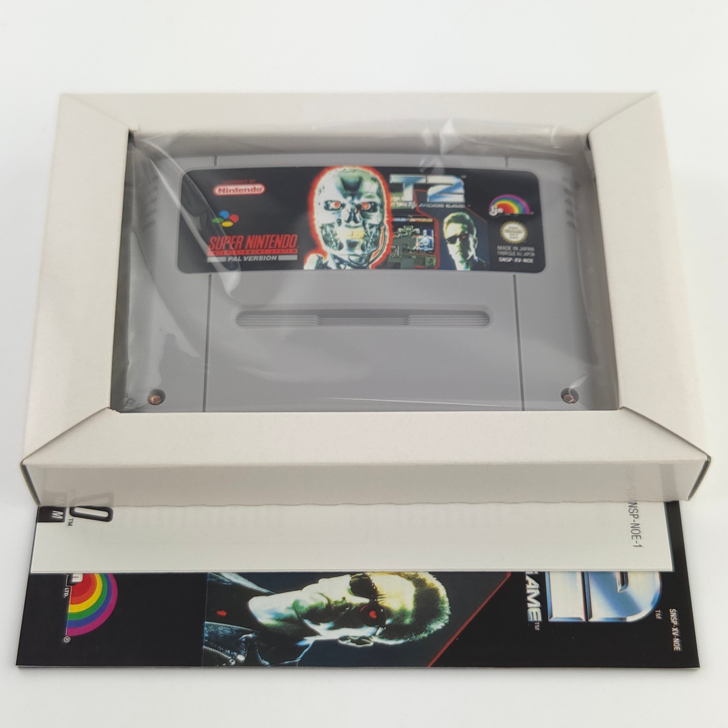 Super Nintendo Spiel Terminator 2 T2 CIB CIB nahezu neuwertig