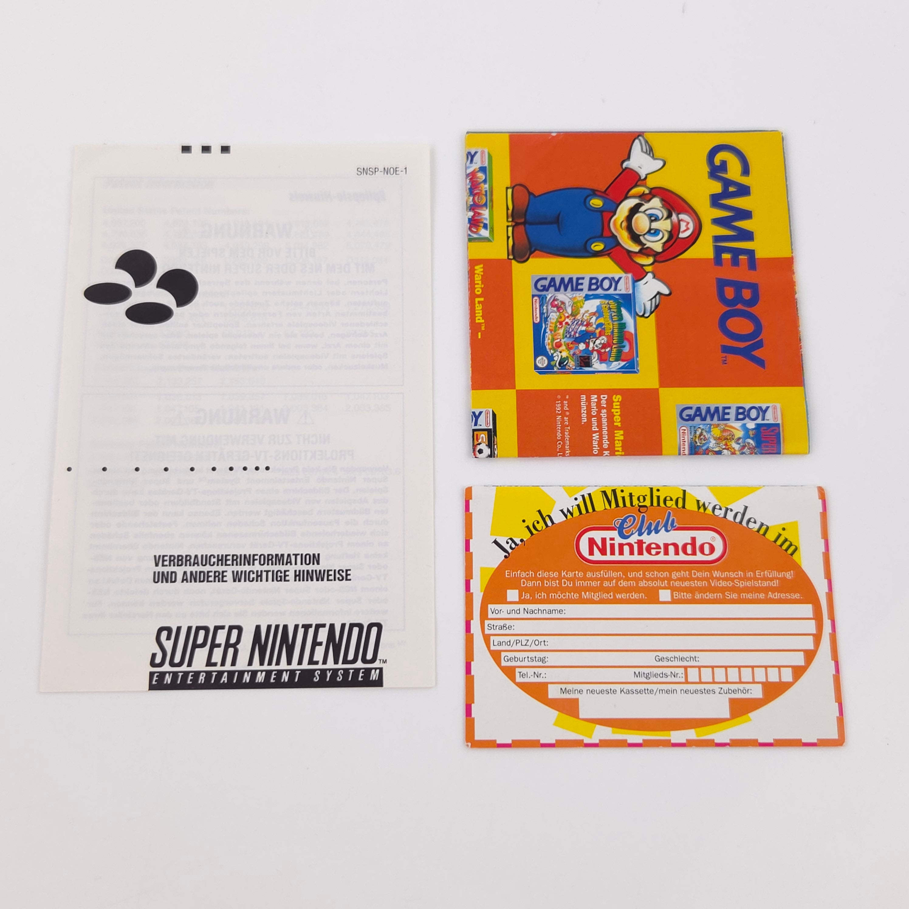 Super Nintendo Spiel – Terranigma Big Box OVP PAL