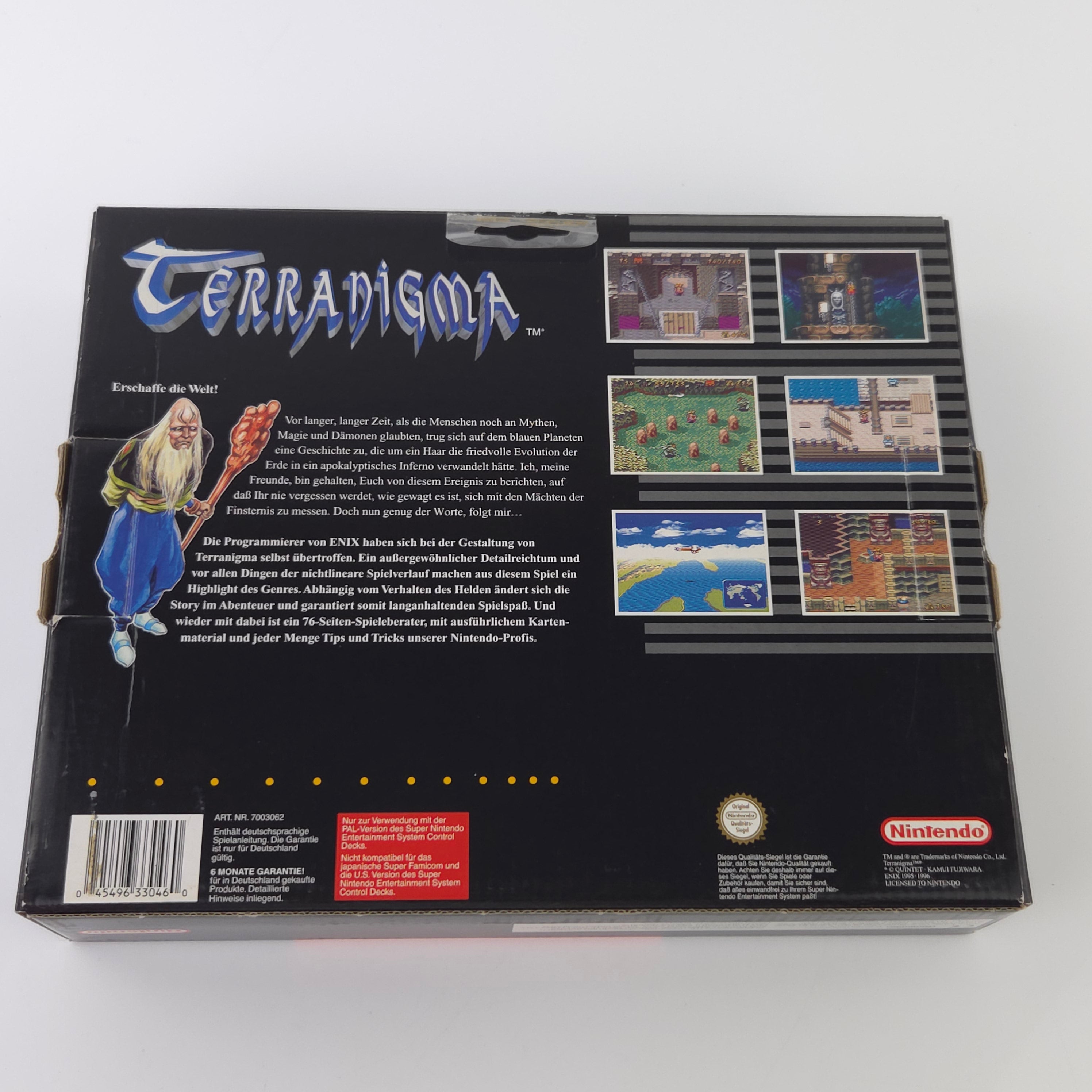 Super Nintendo Spiel – Terranigma Big Box OVP PAL