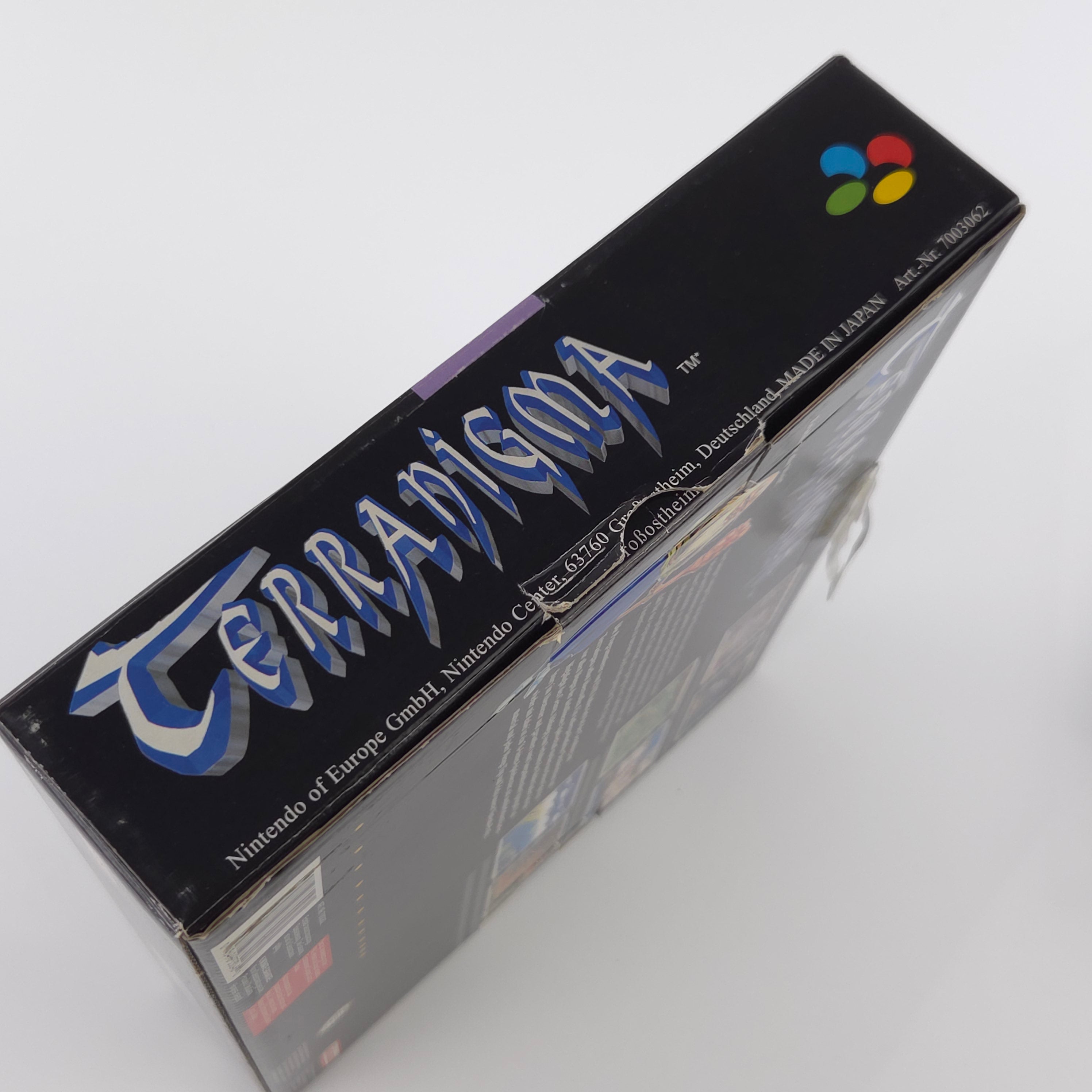 Super Nintendo Spiel – Terranigma Big Box OVP PAL