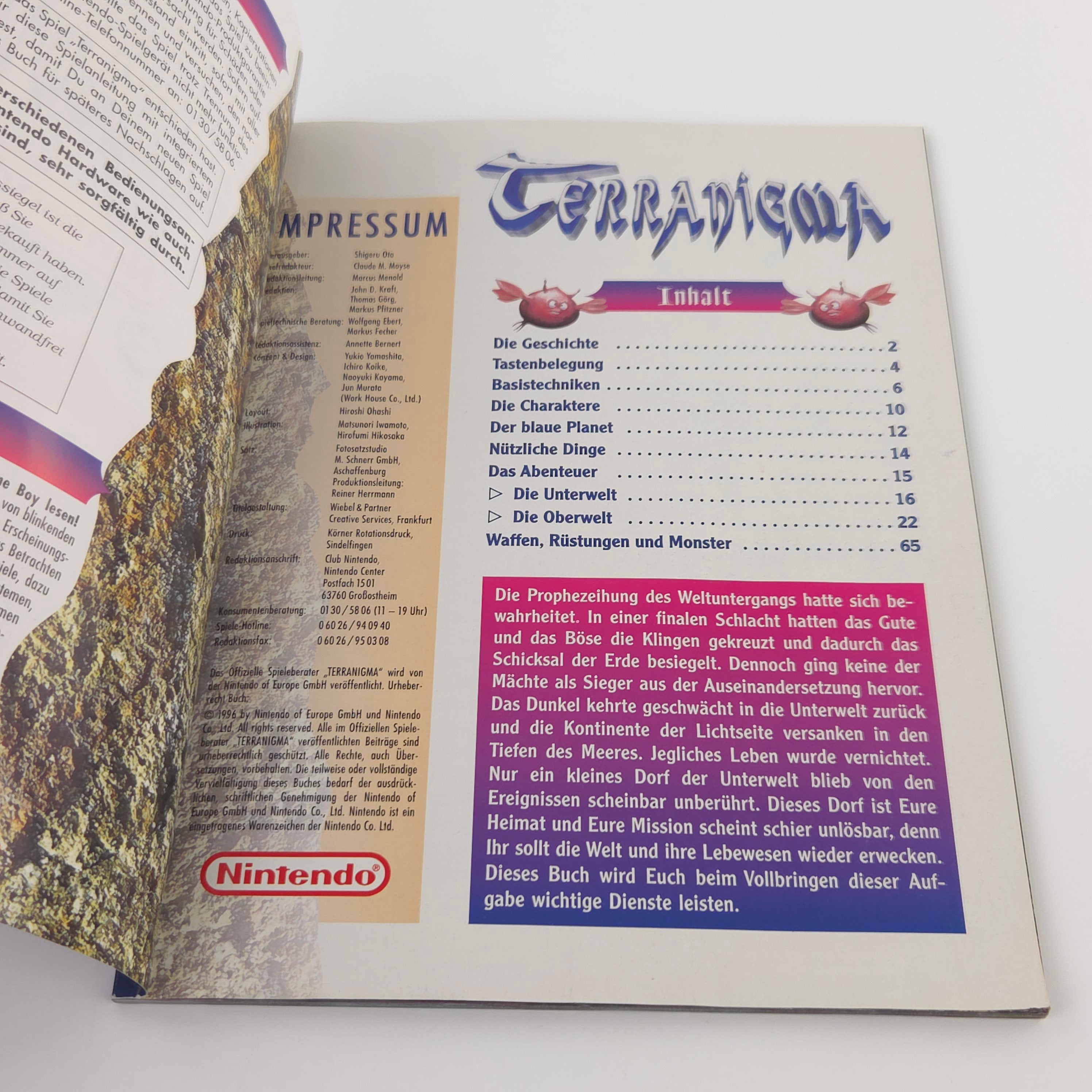 Super Nintendo Spiel – Terranigma Big Box OVP PAL