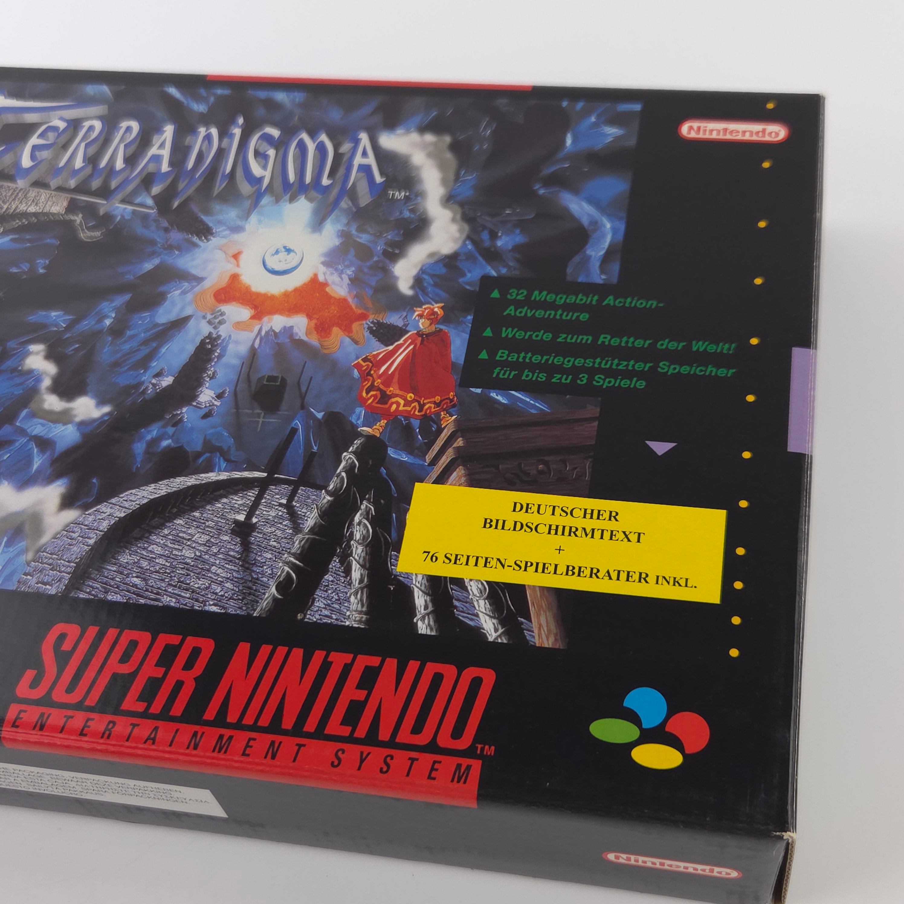 Super Nintendo Spiel – Terranigma Big Box OVP PAL