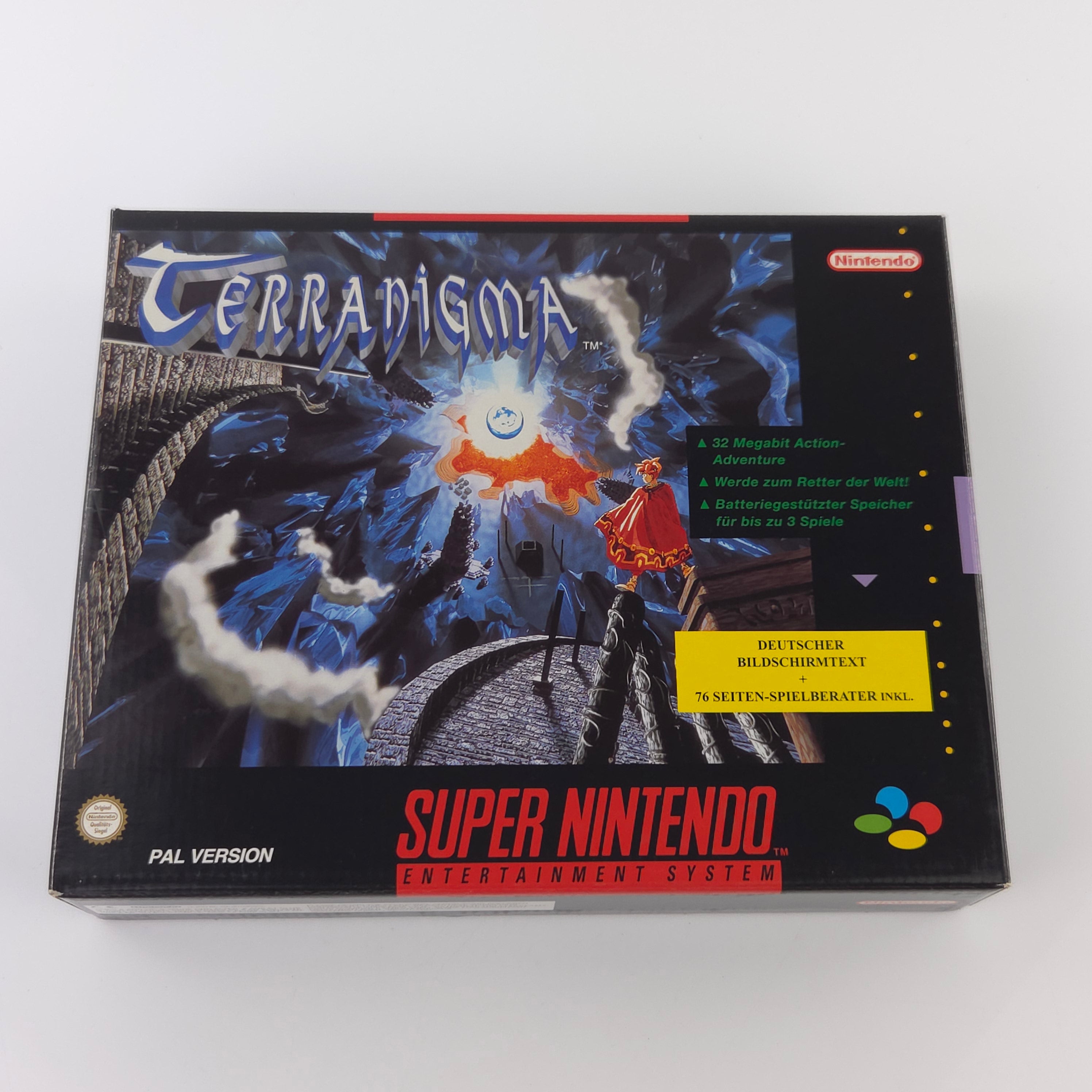 Super Nintendo Spiel – Terranigma Big Box OVP PAL