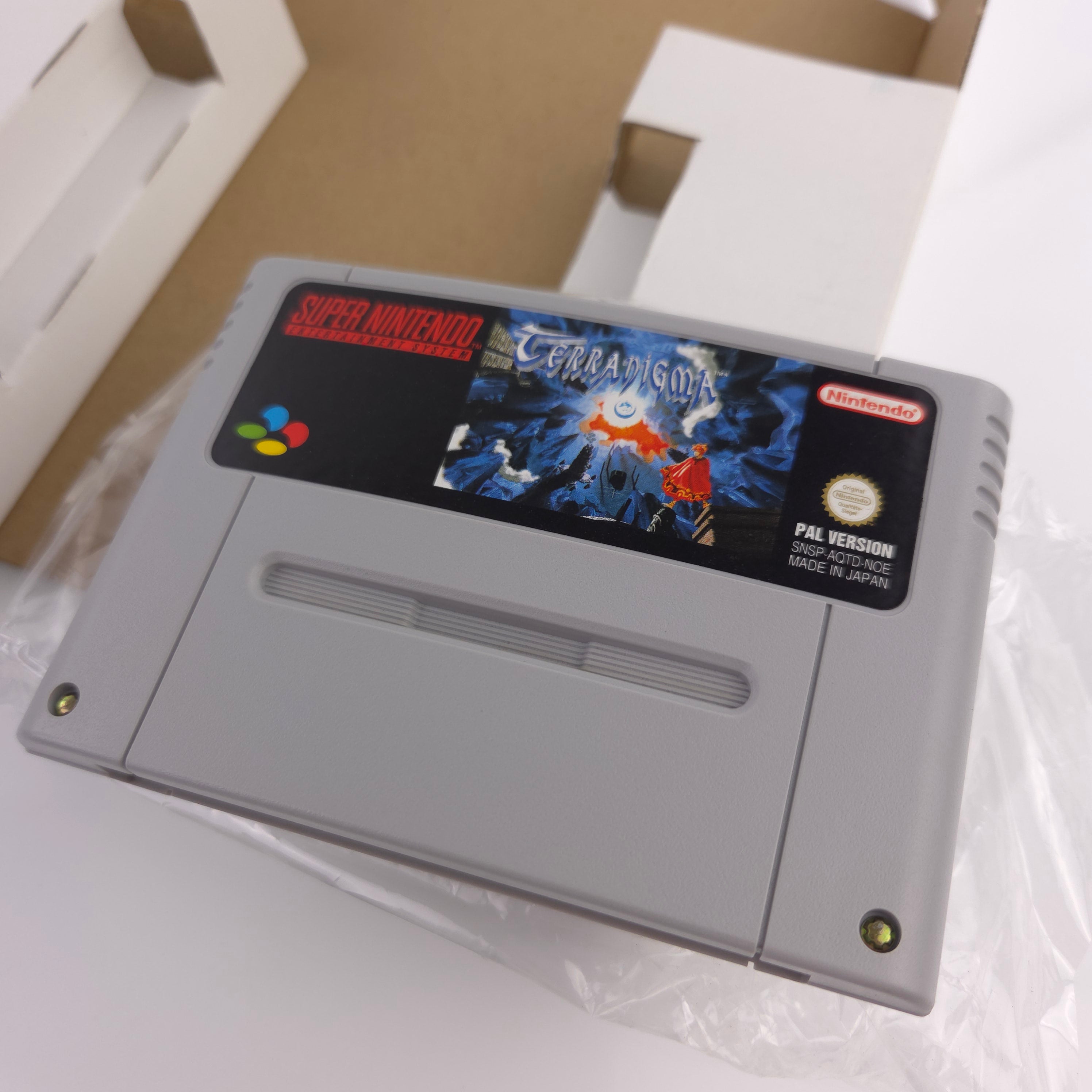 Super Nintendo Spiel – Terranigma Big Box OVP PAL