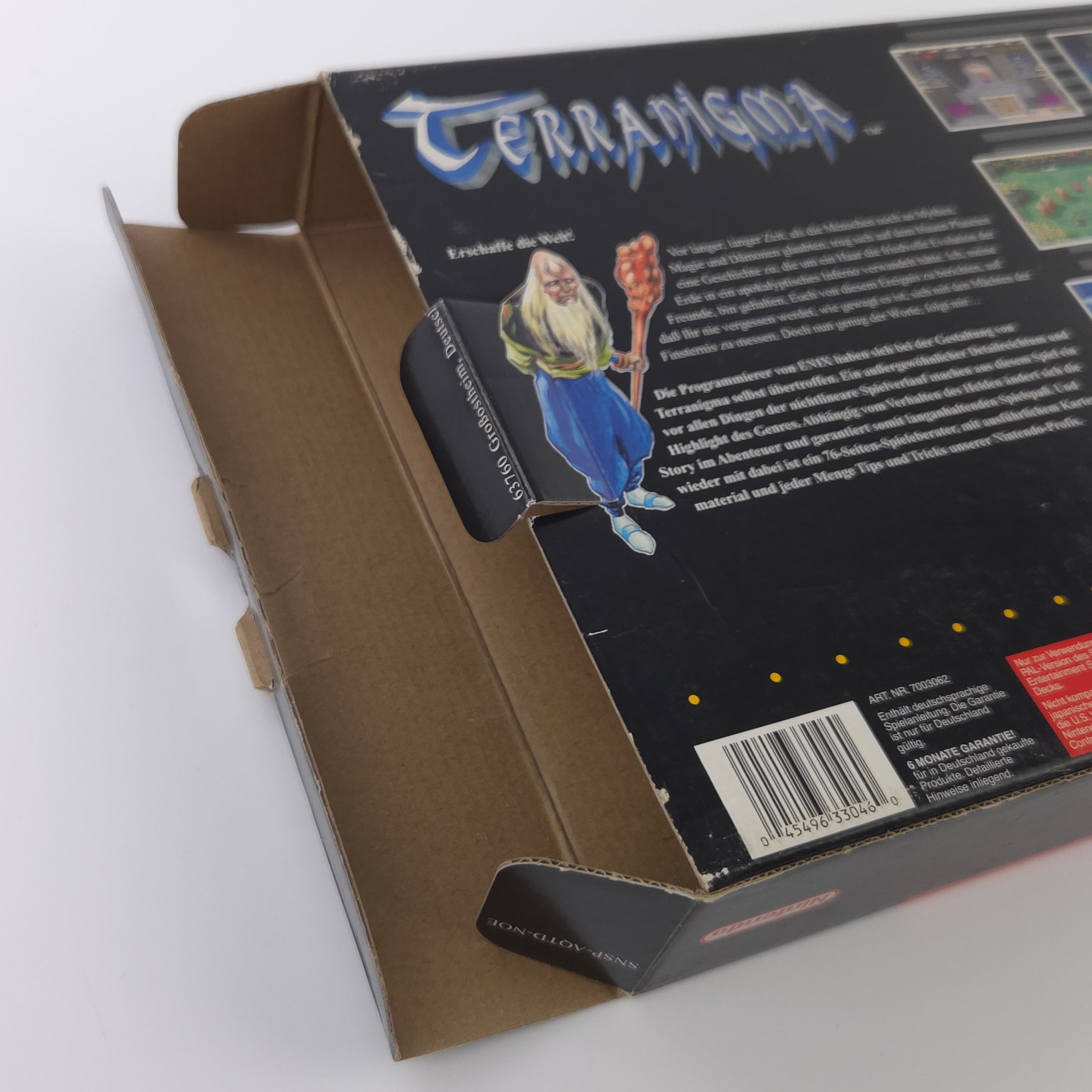 Super Nintendo Spiel – Terranigma Big Box OVP PAL