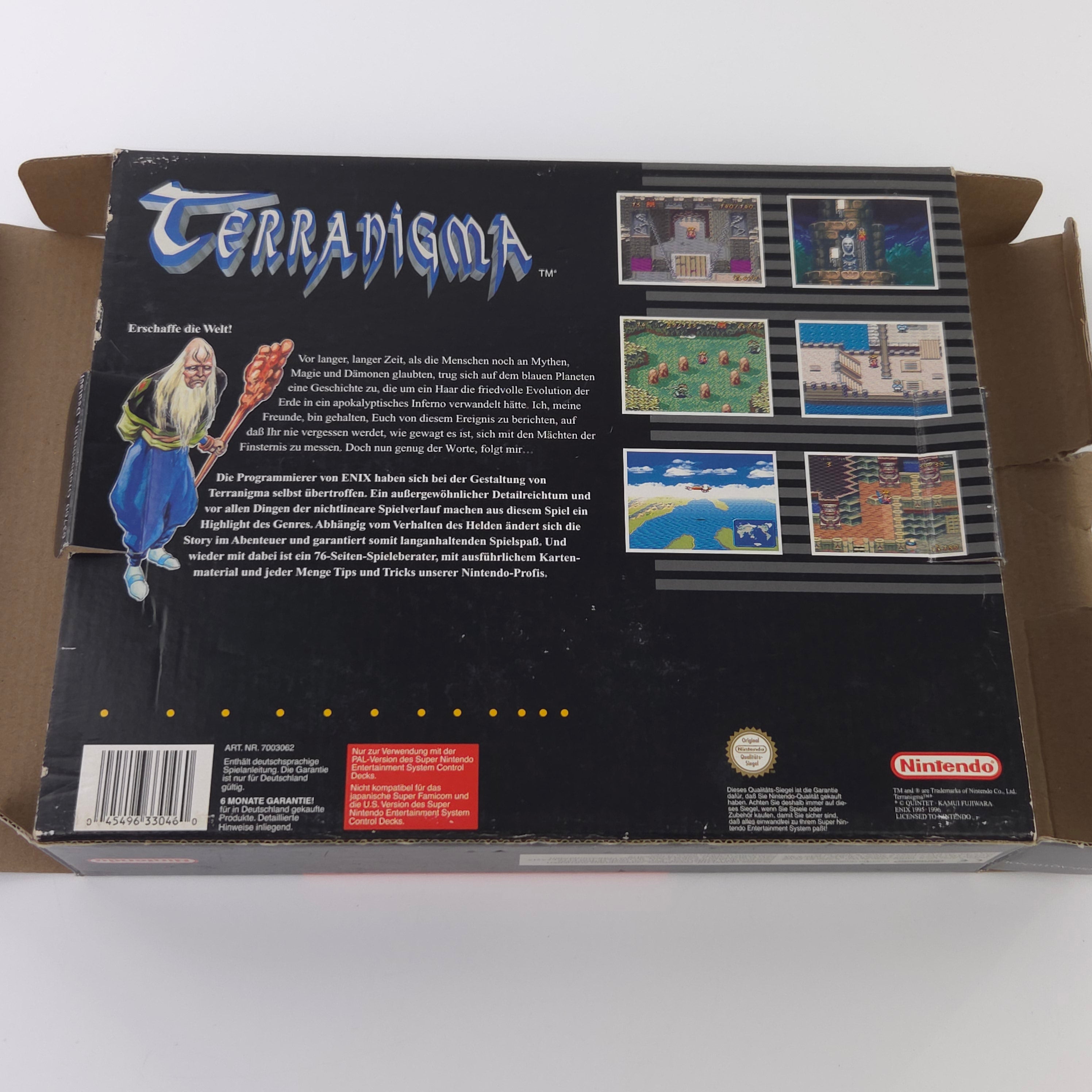 Super Nintendo Spiel – Terranigma Big Box OVP PAL