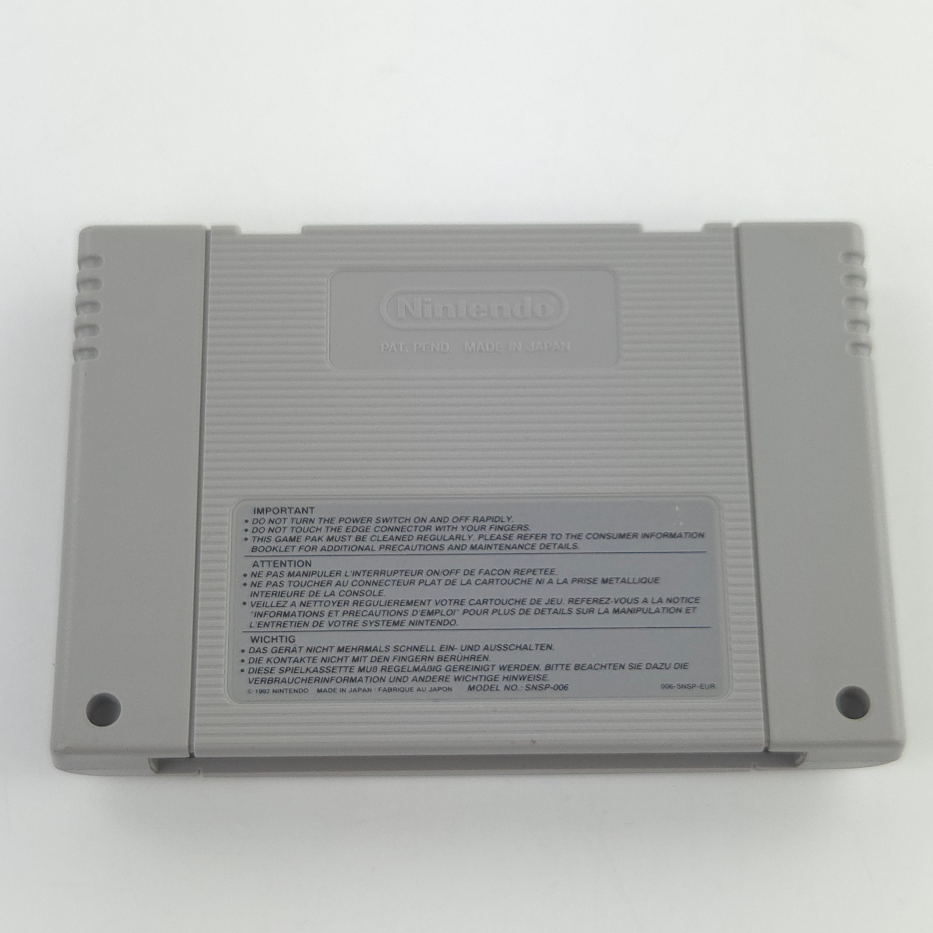 Super Nintendo Spiel Terranigma SNES Modul PAL NOE