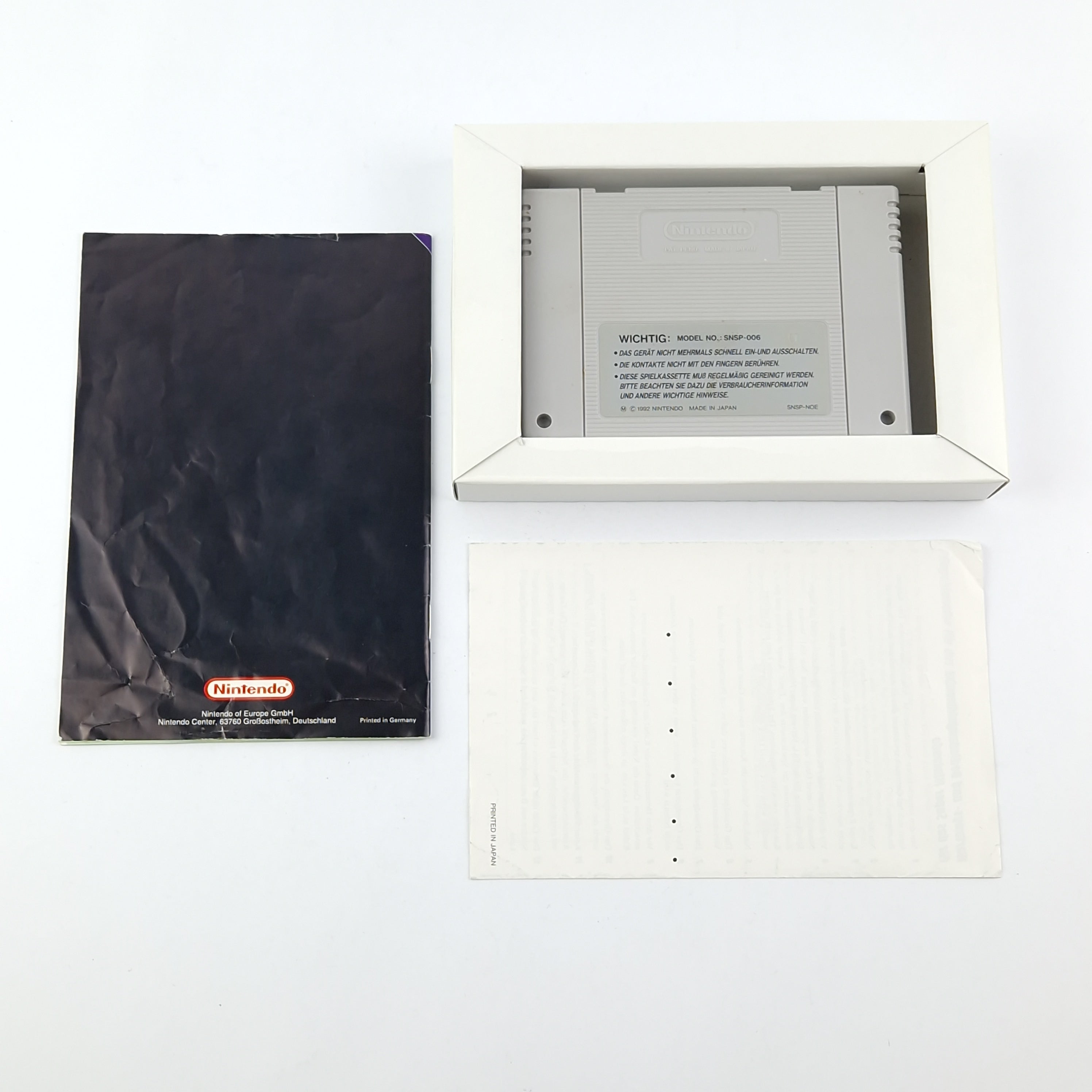 Super Nintendo Spiel – Tetris 2 OVP Anleitung PAL