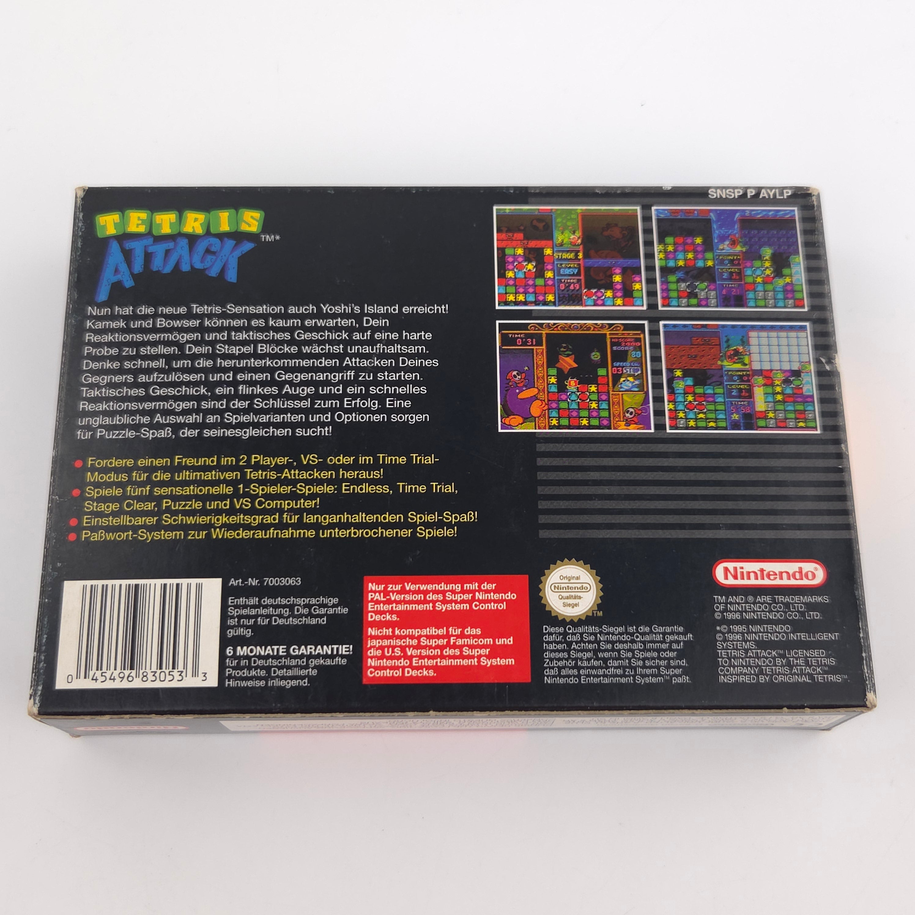 Super Nintendo Spiel – Tetris Attack (SNES OVP)