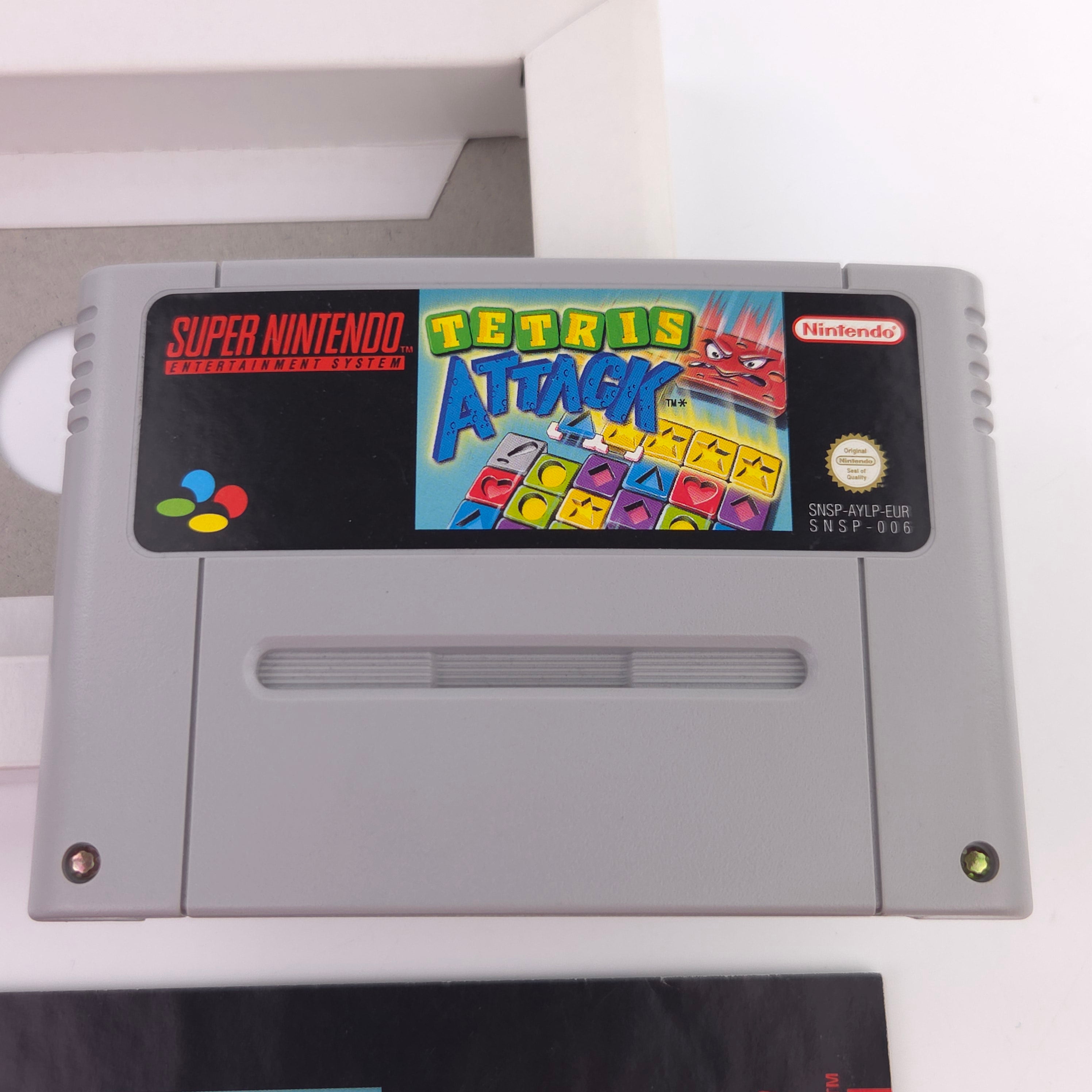 Super Nintendo Spiel – Tetris Attack (SNES OVP)