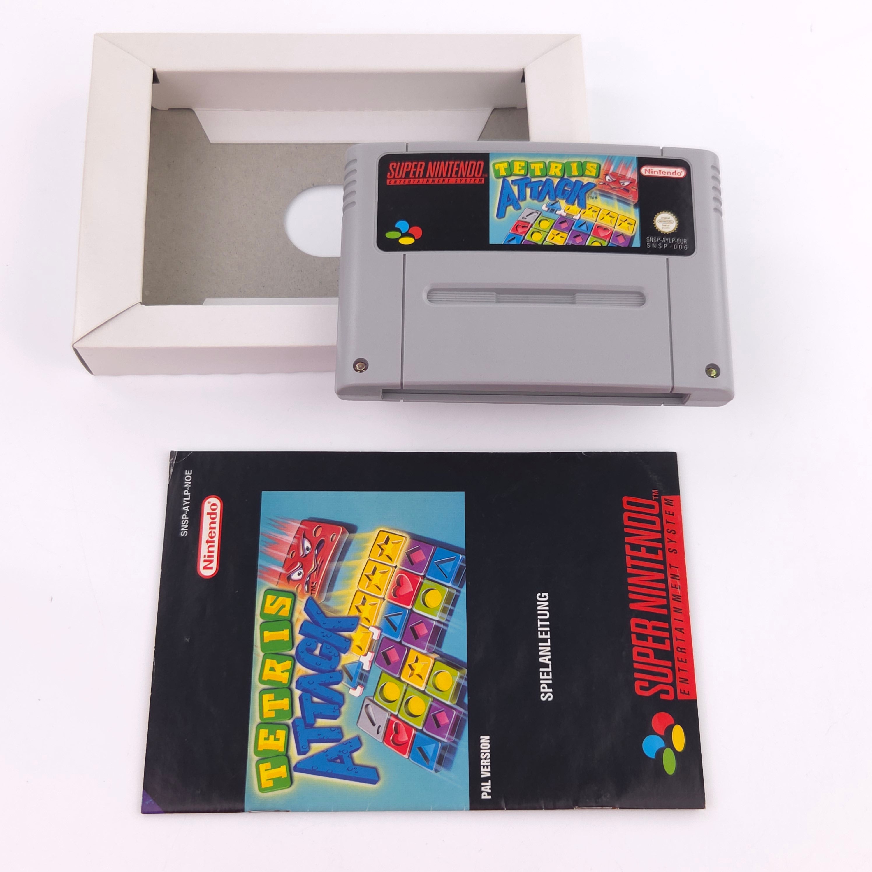 Super Nintendo Spiel – Tetris Attack (SNES OVP)