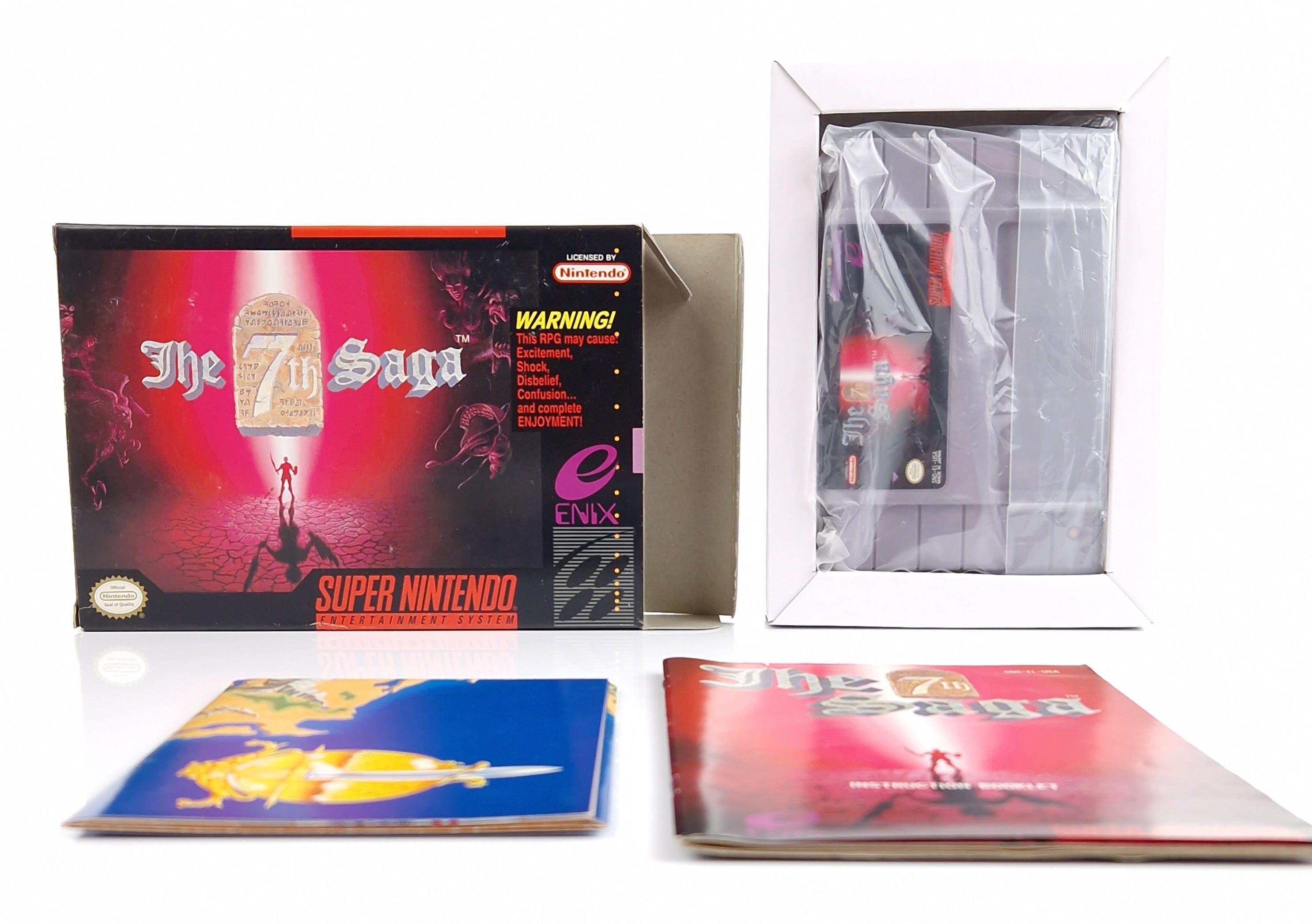 Super Nintendo Spiel – The 7th Saga OVP NTSC USA