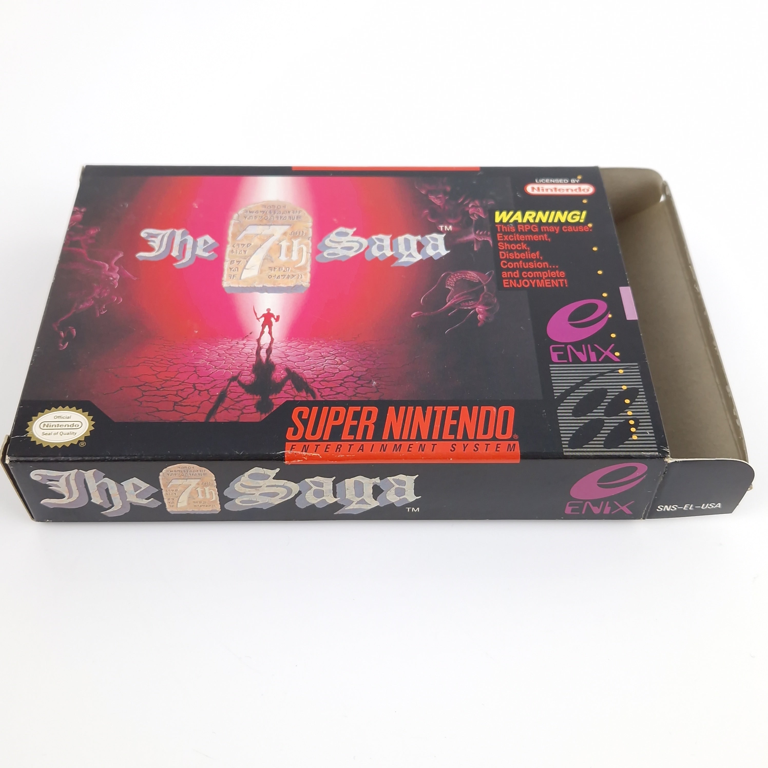 Super Nintendo Spiel – The 7th Saga OVP NTSC USA