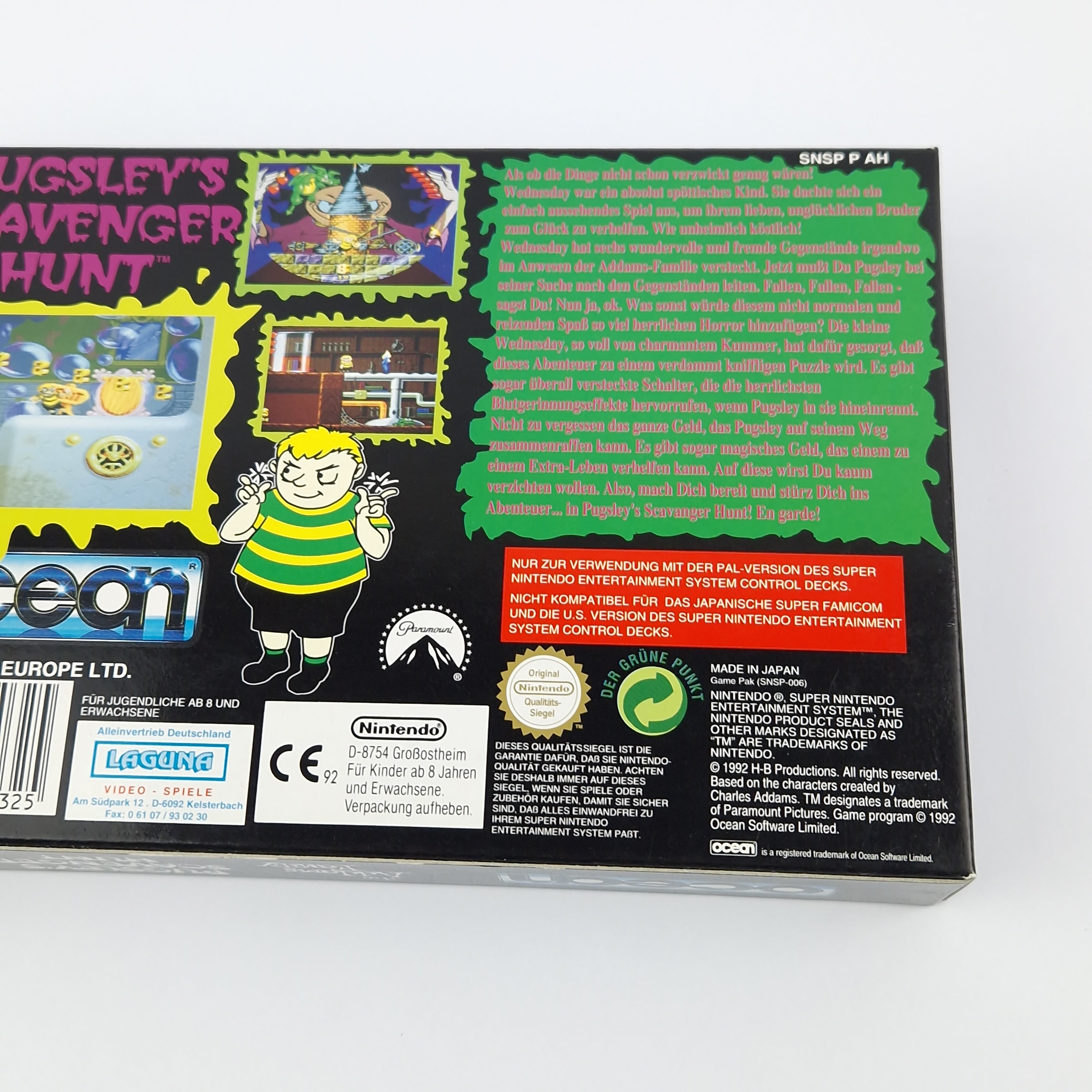 Super Nintendo Spiel – The Addams Family Pugsleys (OVP PAL)
