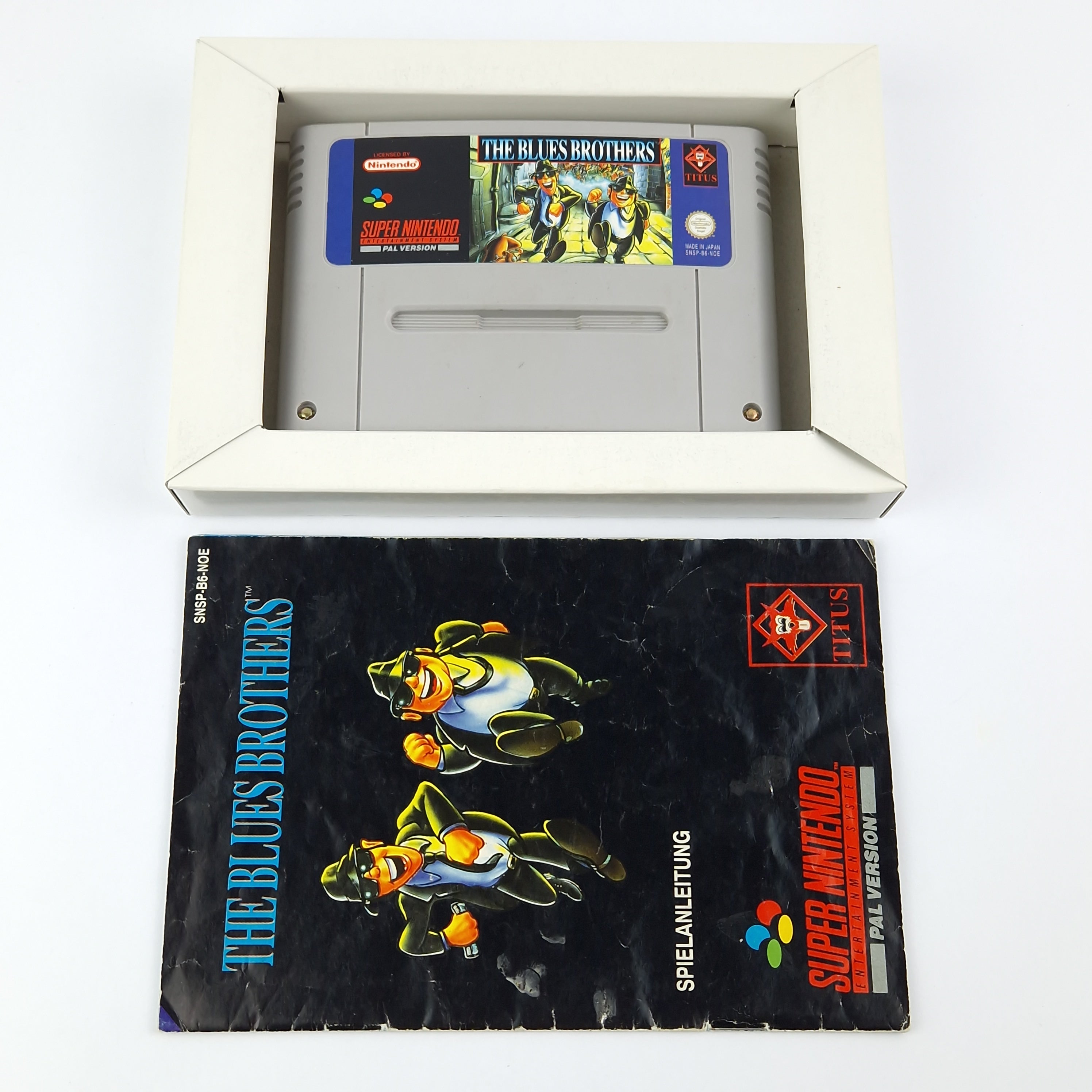 Super Nintendo Spiel – The Blues Brothers Modul OVP SNES