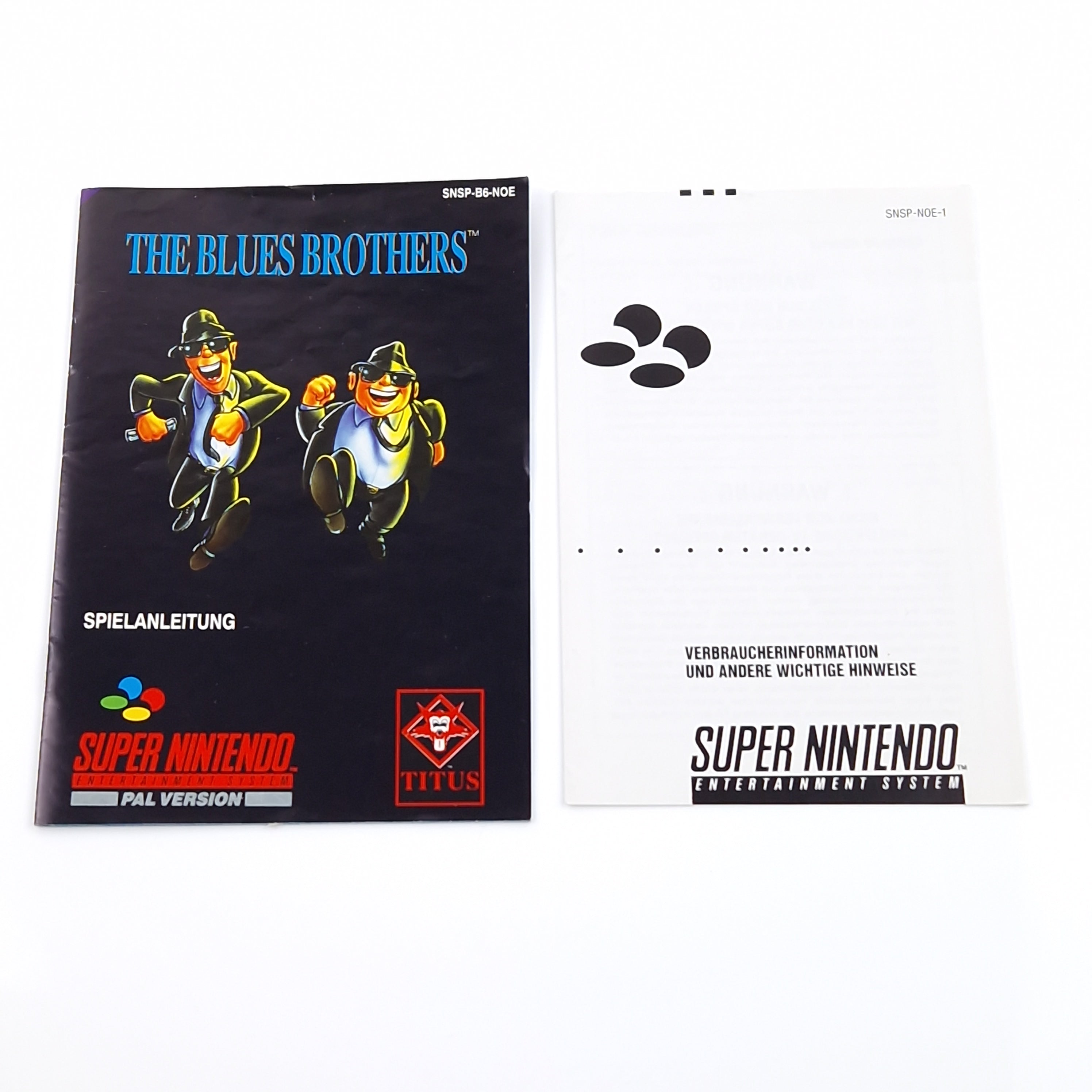 Super Nintendo Spiel – The Blues Brothers SNES PAL OVP CIB