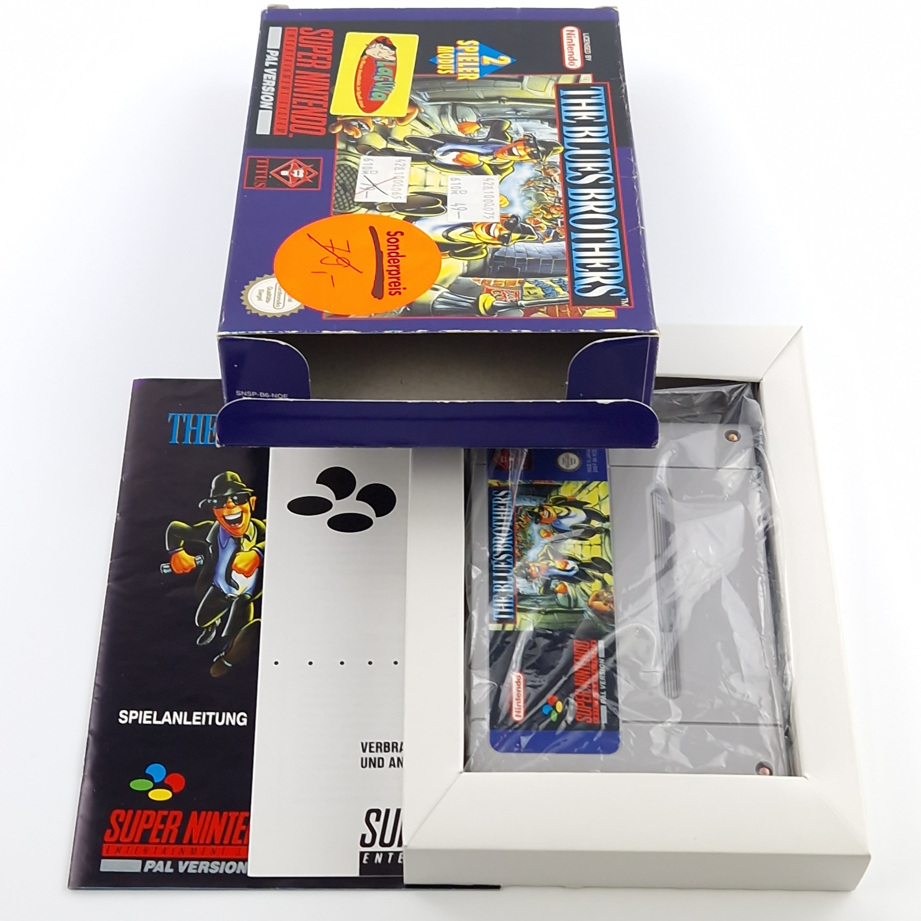 Super Nintendo Spiel – The Blues Brothers SNES PAL OVP CIB