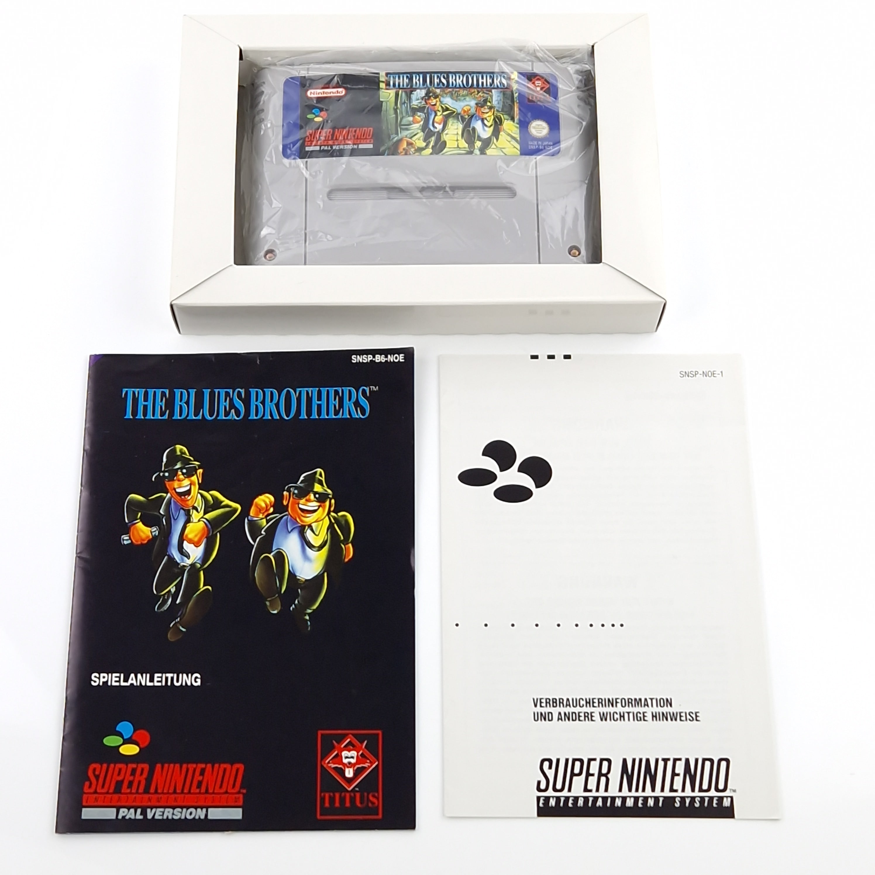 Super Nintendo Spiel – The Blues Brothers SNES PAL OVP CIB