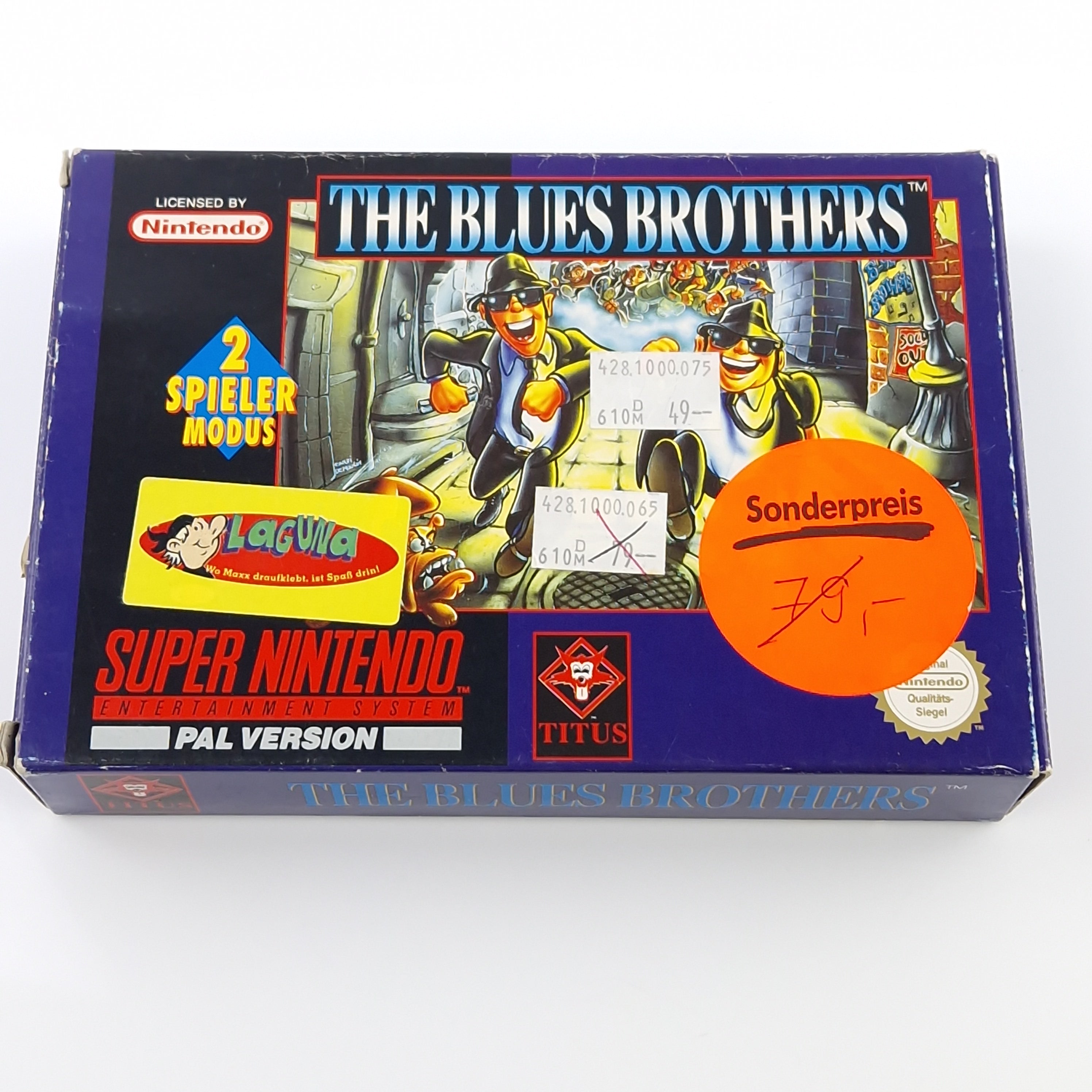 Super Nintendo Spiel – The Blues Brothers SNES PAL OVP CIB