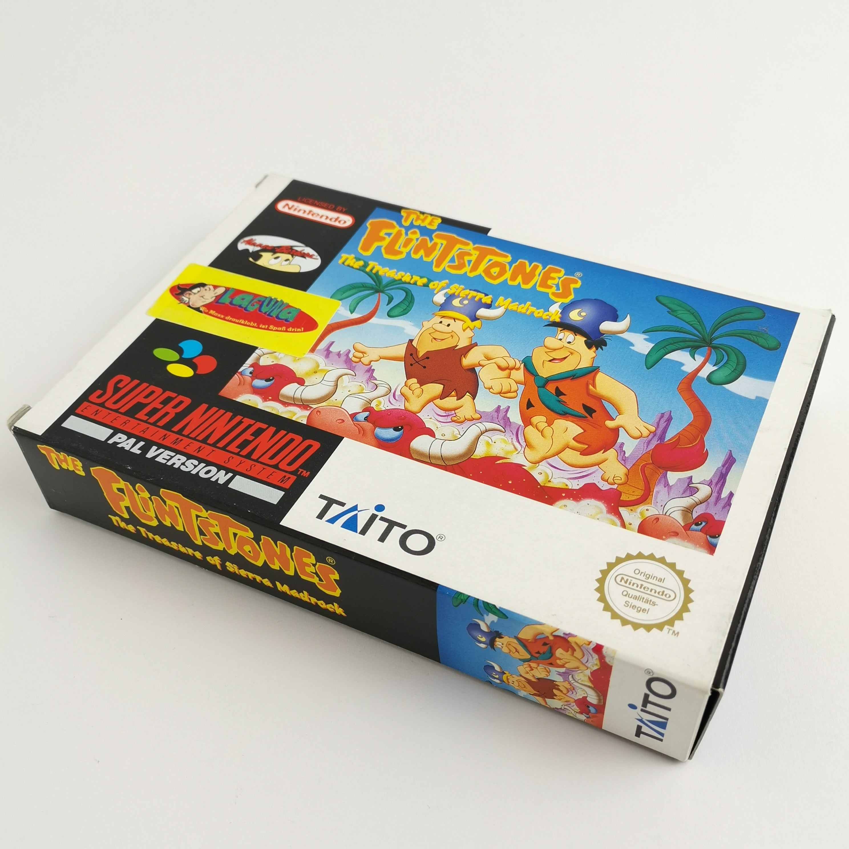 Super Nintendo Spiel: The Flintstones The Treasure of Sierra Madrock - OVP SNES
