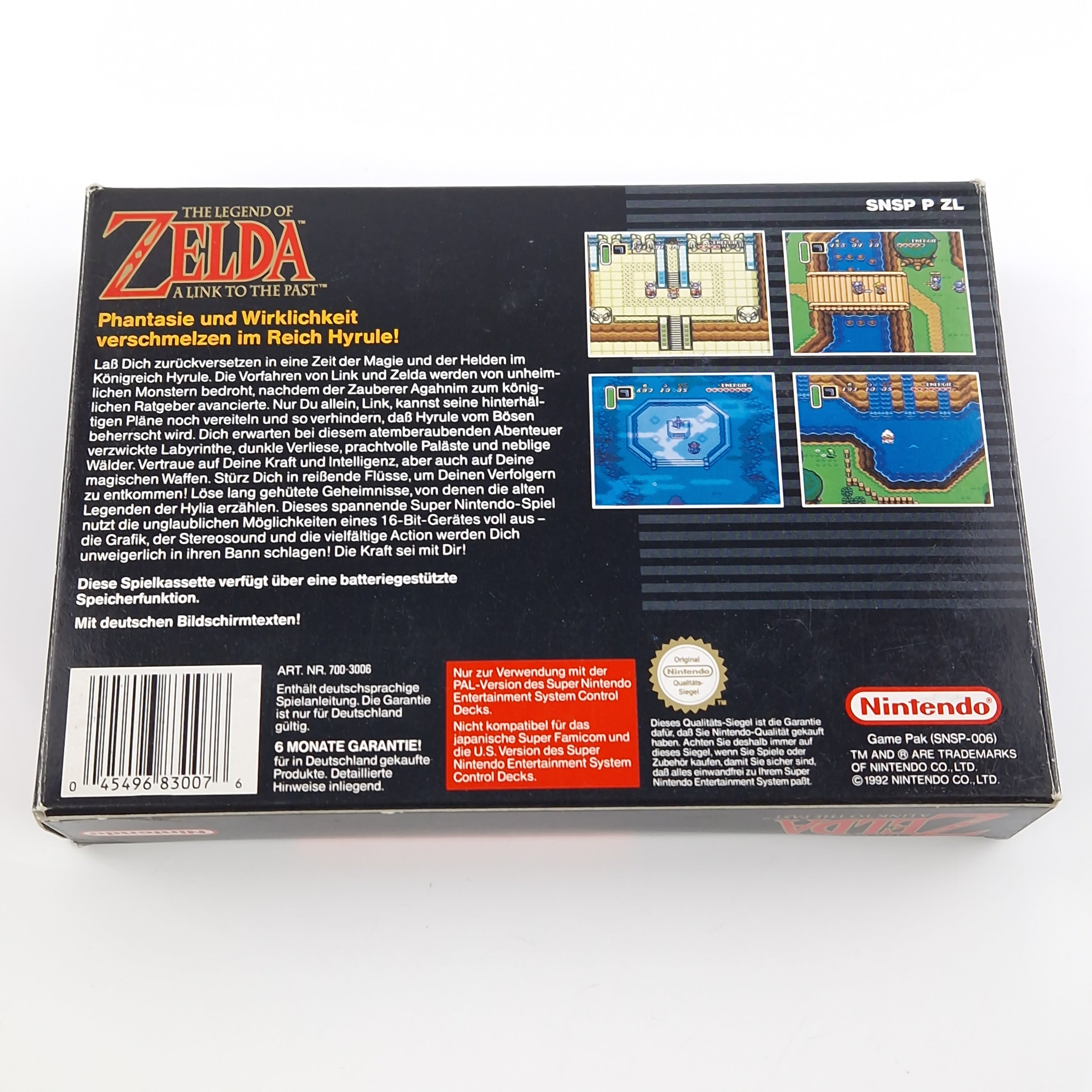 Super Nintendo Spiel – The Legend of Zelda A Link to the Past OVP