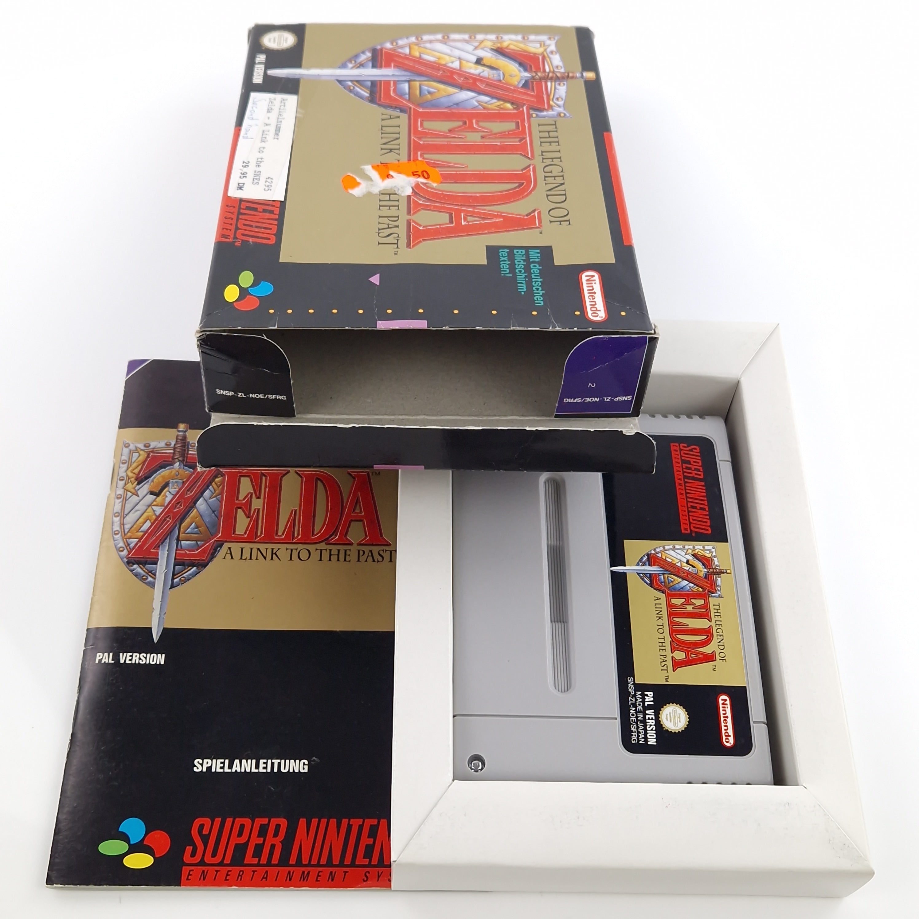 Super Nintendo Spiel – The Legend of Zelda A Link to the Past OVP