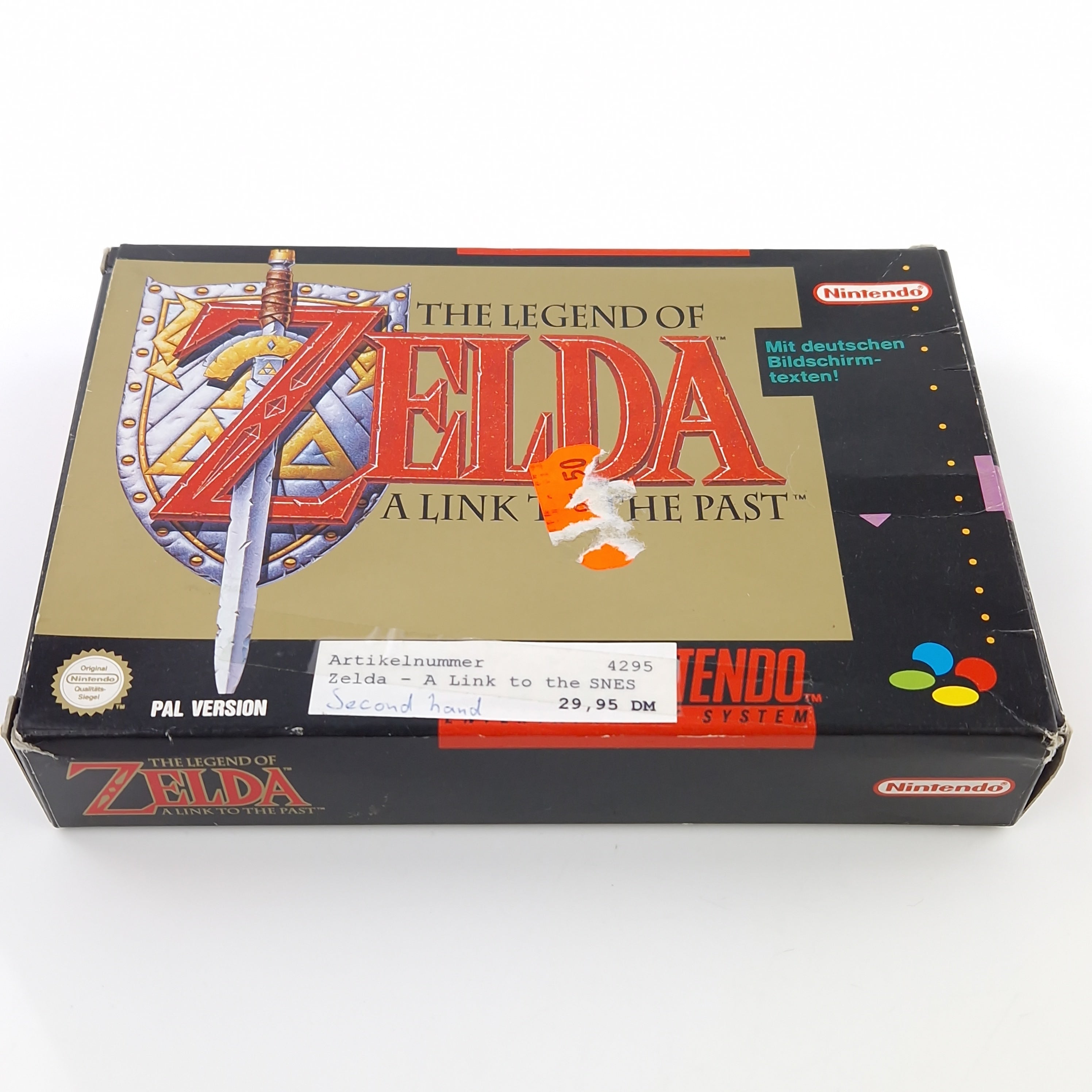 Super Nintendo Spiel – The Legend of Zelda A Link to the Past OVP