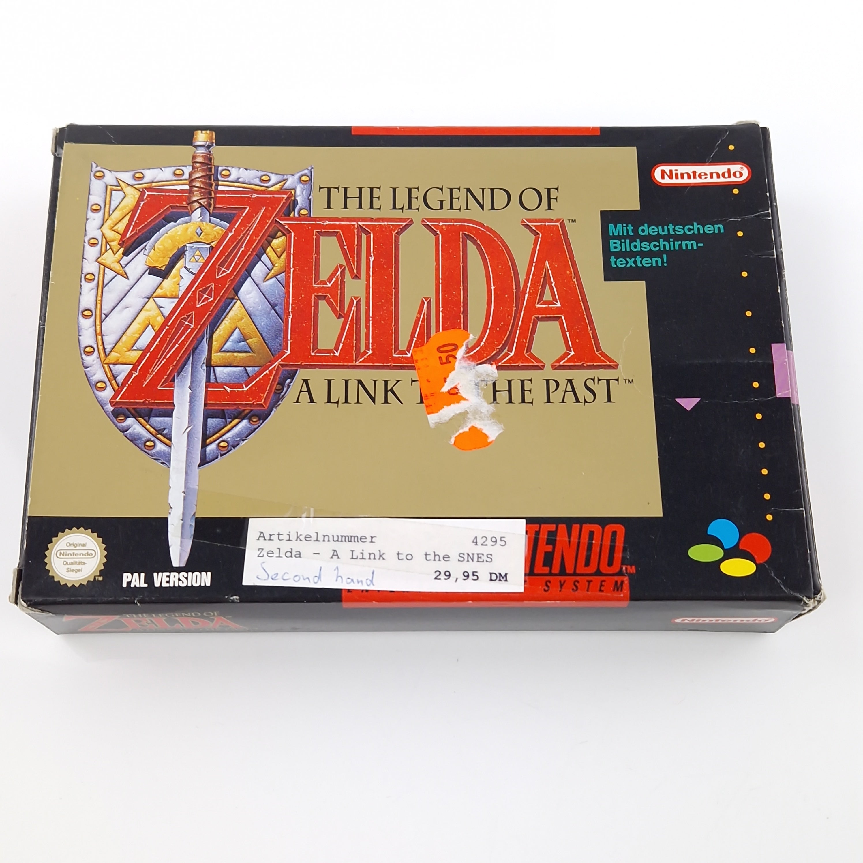 Super Nintendo Spiel – The Legend of Zelda A Link to the Past OVP
