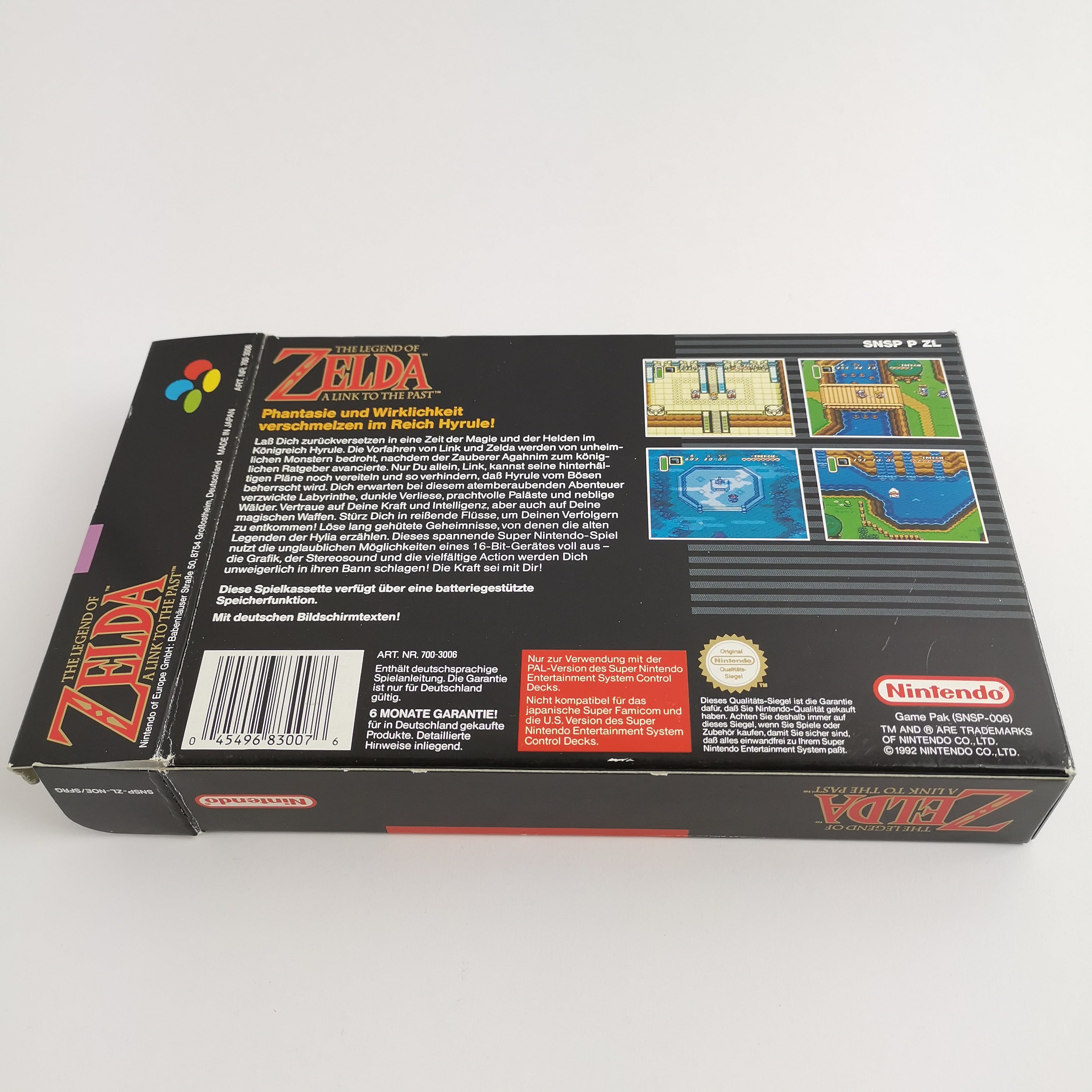Super Nintendo Spiel – The Legend of Zelda a Link to the Past OVP