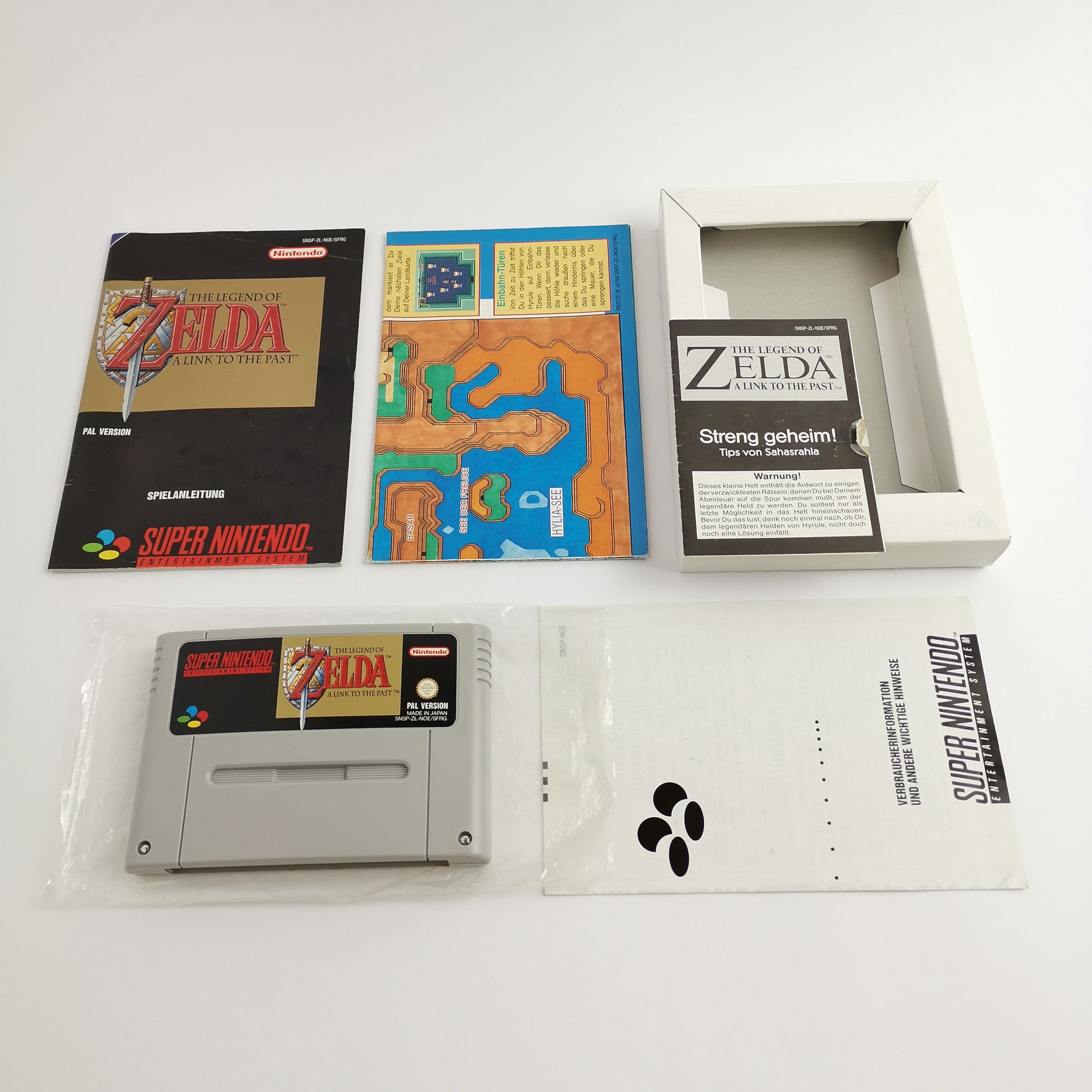Super Nintendo Spiel – The Legend of Zelda a Link to the Past OVP