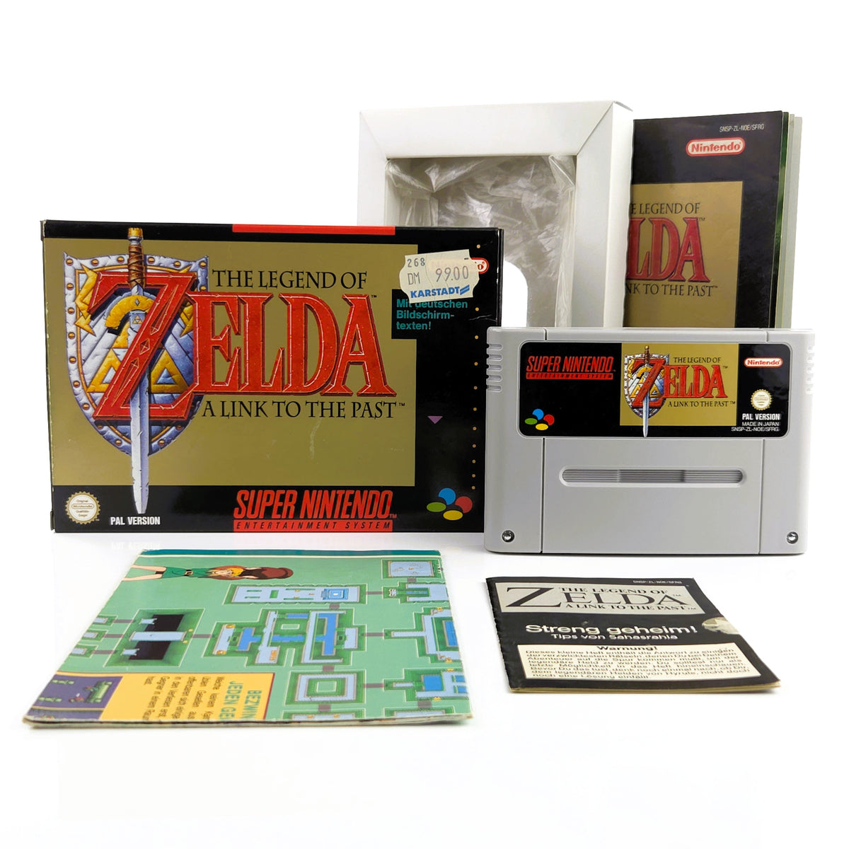 Super Nintendo Spiel The Legend of Zelda OVP