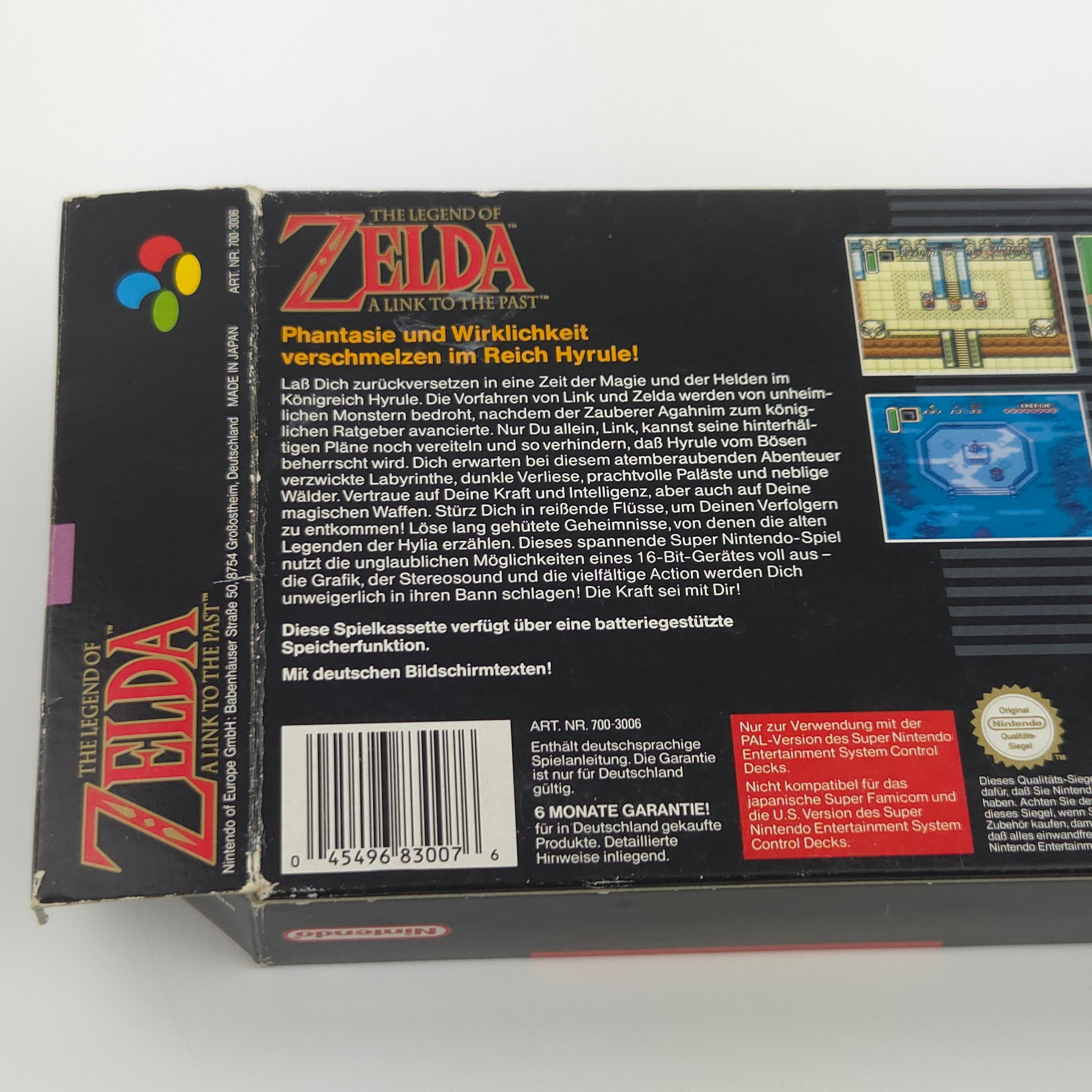 Super Nintendo Spiel – The Legend of Zelda Link to the Past OVP PAL