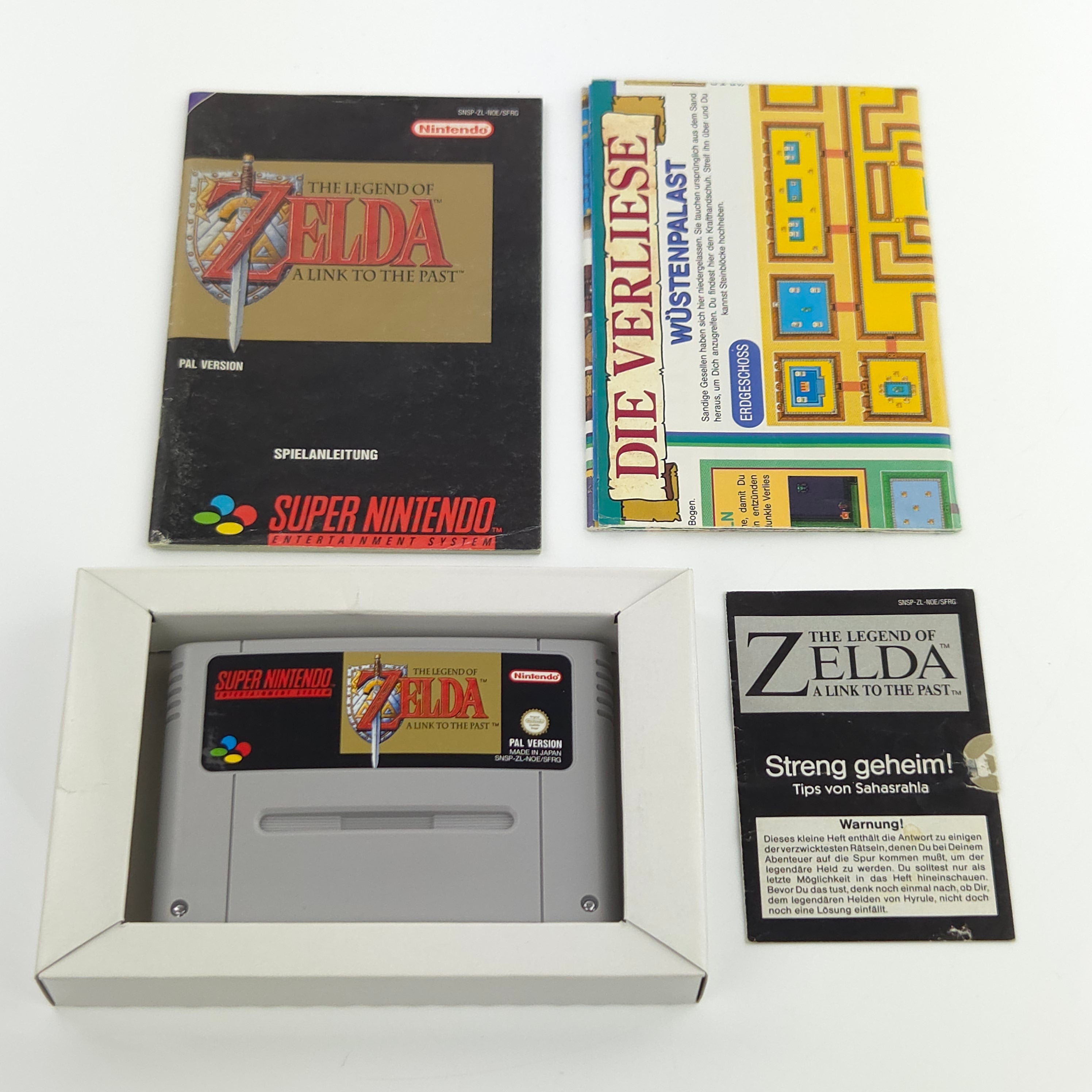 Super Nintendo Spiel – The Legend of Zelda Link to the Past OVP PAL