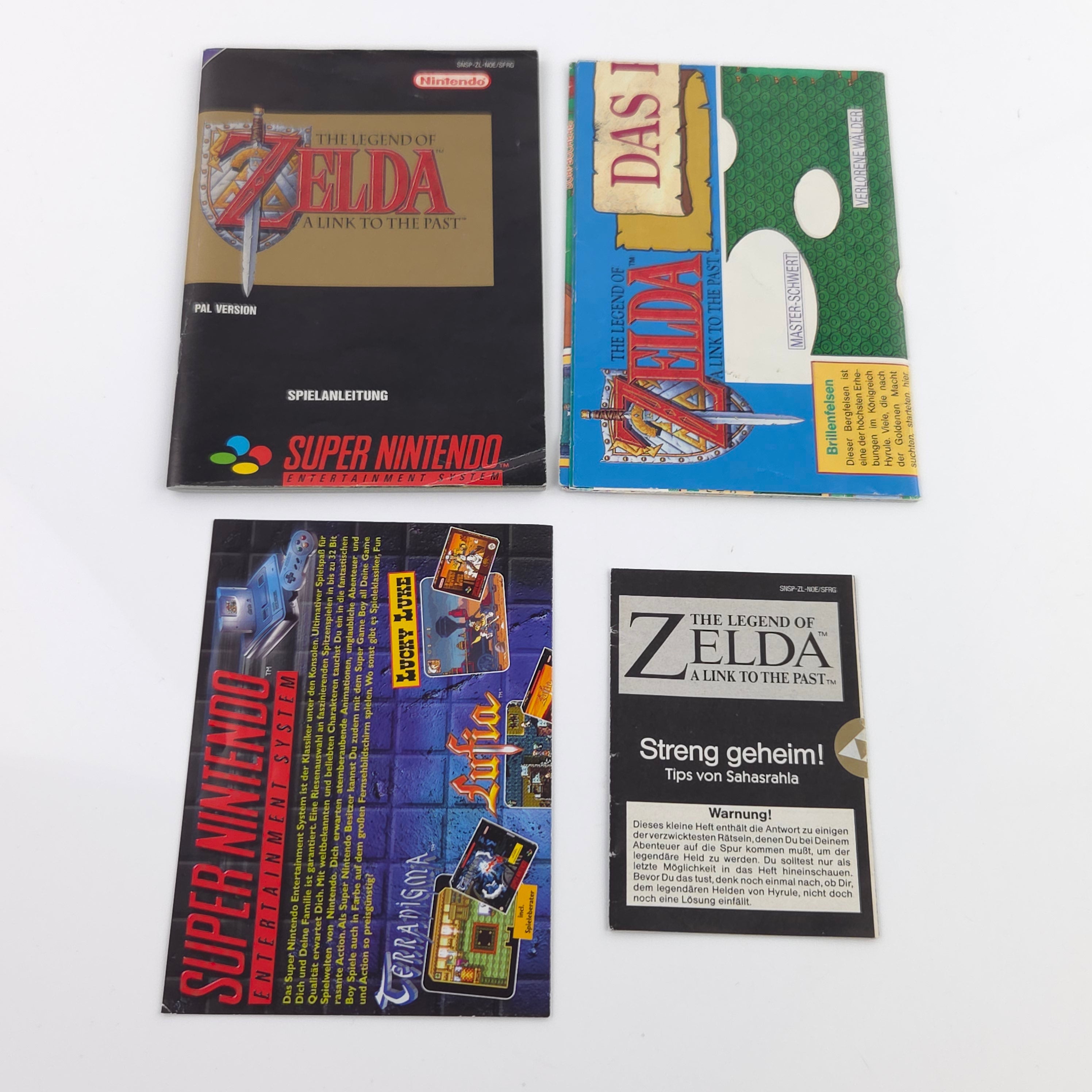 Super Nintendo Spiel – The Legend of Zelda A Link to the Past OVP