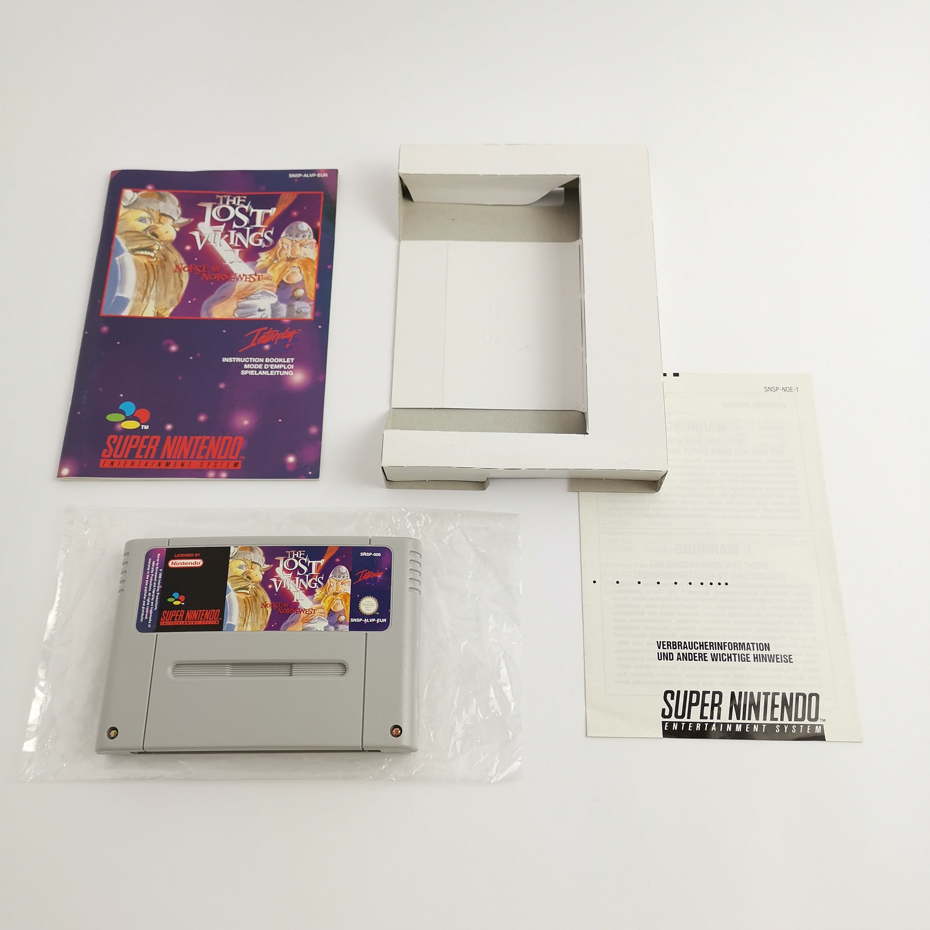 Super Nintendo Spiel – The Lost Vikings II Norse by Norsewest PAL